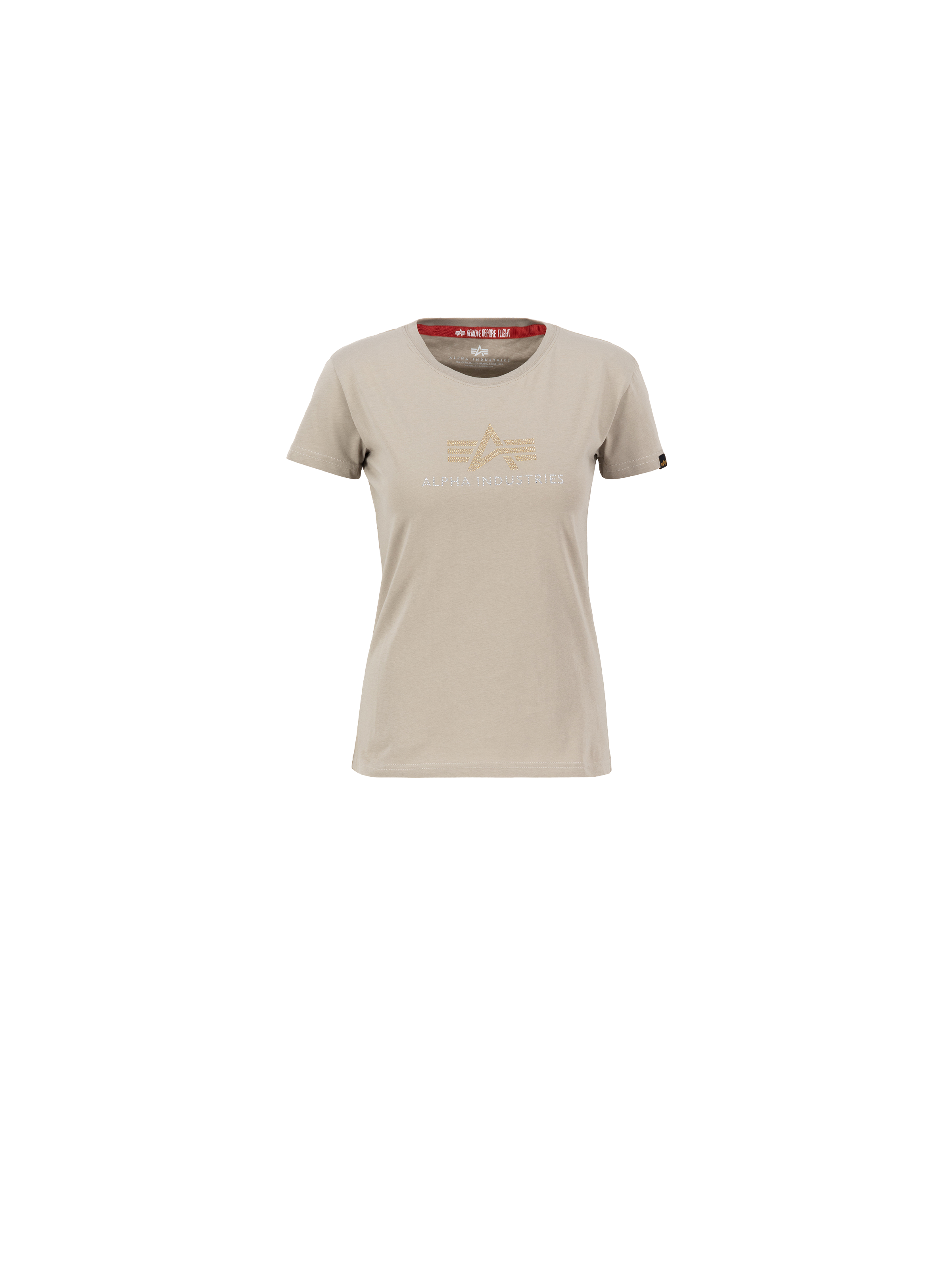 Crystal T-Shirt Women vintage sand 136063_679_001_194434.png