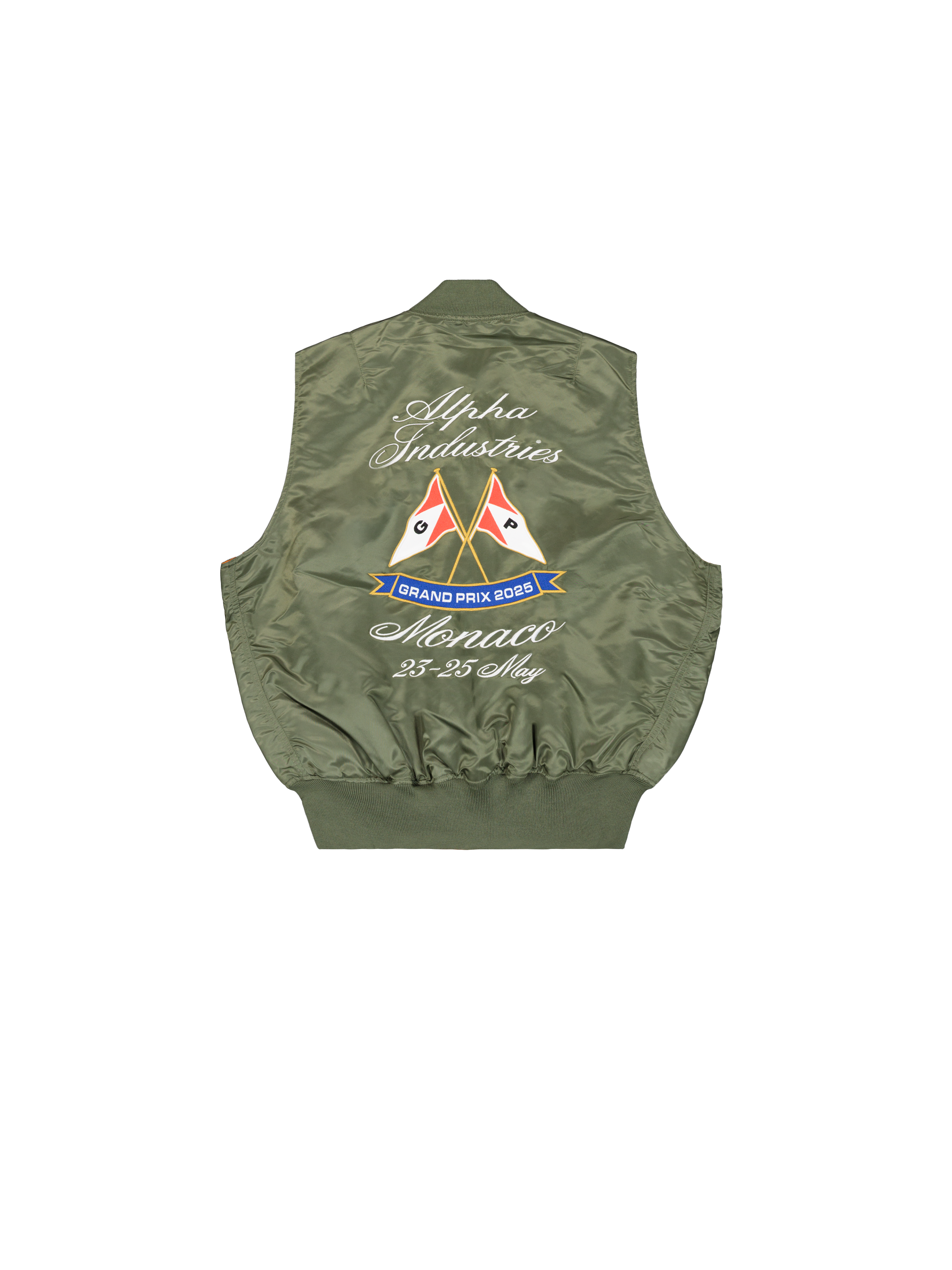 Monaco Grand Prix Private Waters MA-1 Vest sage-green 156163_01_1_flatlay_00002_181260