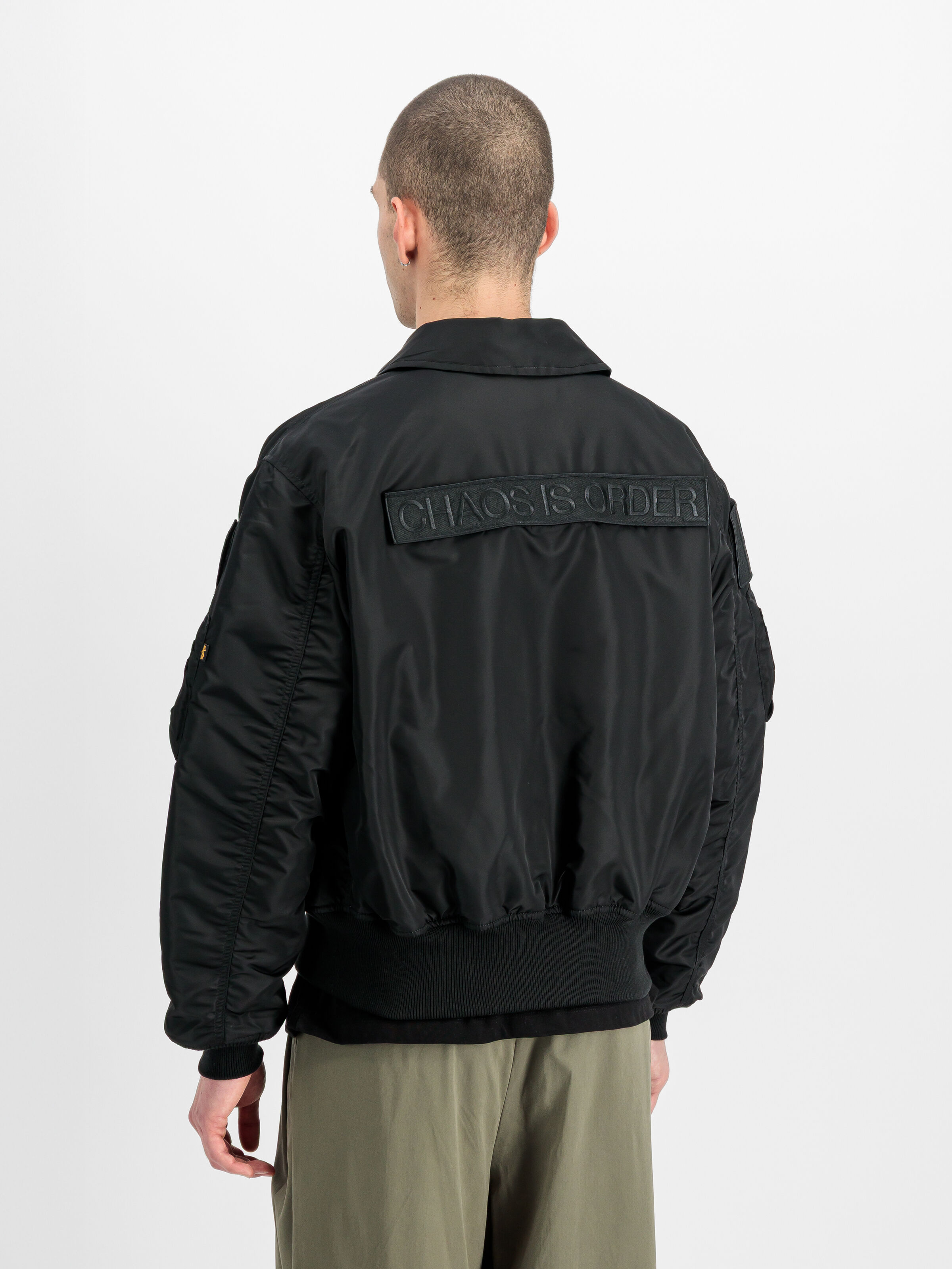 Alpha Industries x Slam Jam CWU-45 Bomber Jacket black 156156_03_2_model_00003_202095