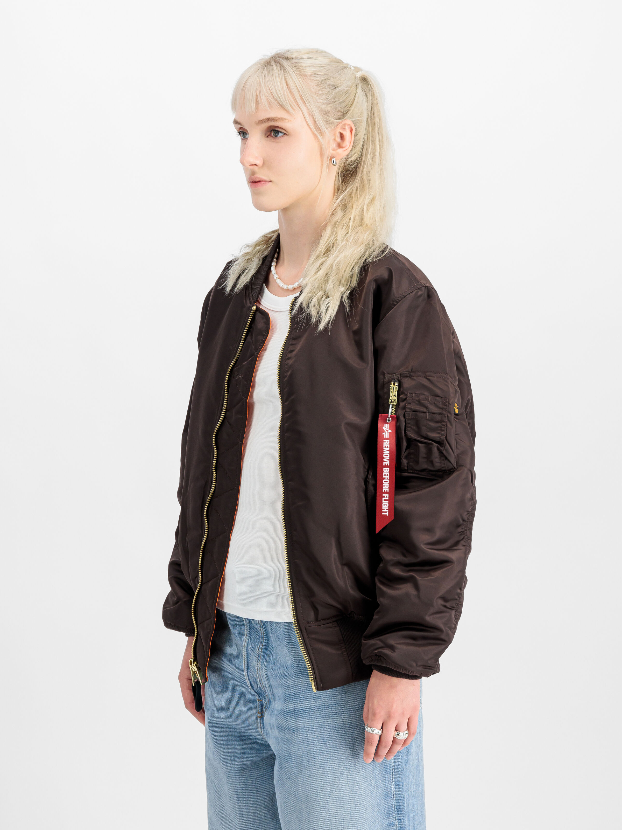 MA-1 Heritage Bomber Jacket hunter brown 100101_696_2_model_00003_247883