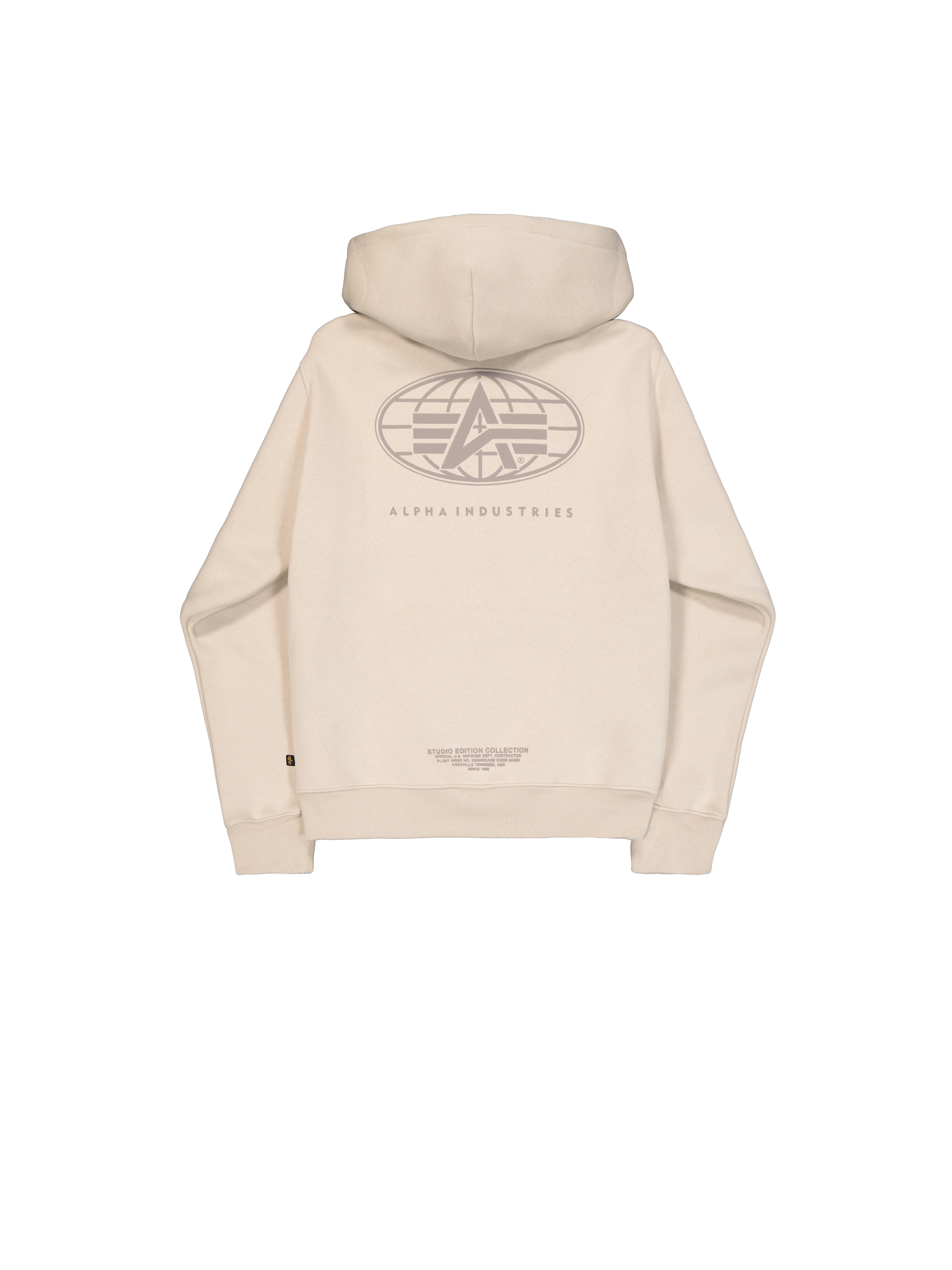 World Logo Backprint Hoodie organic beige 258337_627_1_flatlay_00002_169040