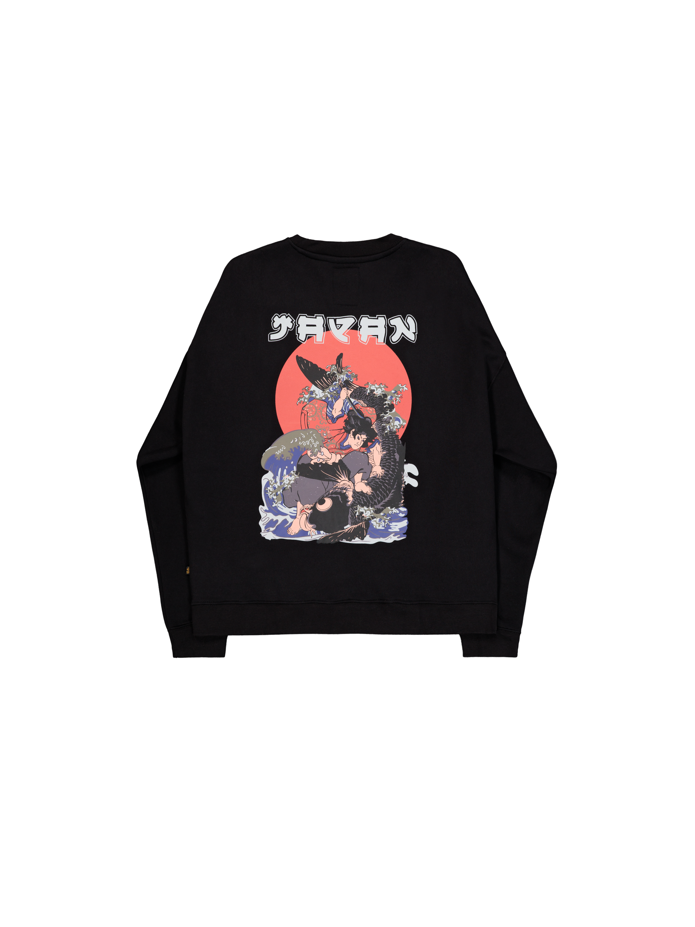 Japan Wave Warrior Sweatshirt black 146309_03_1_flatlay_00002_224400