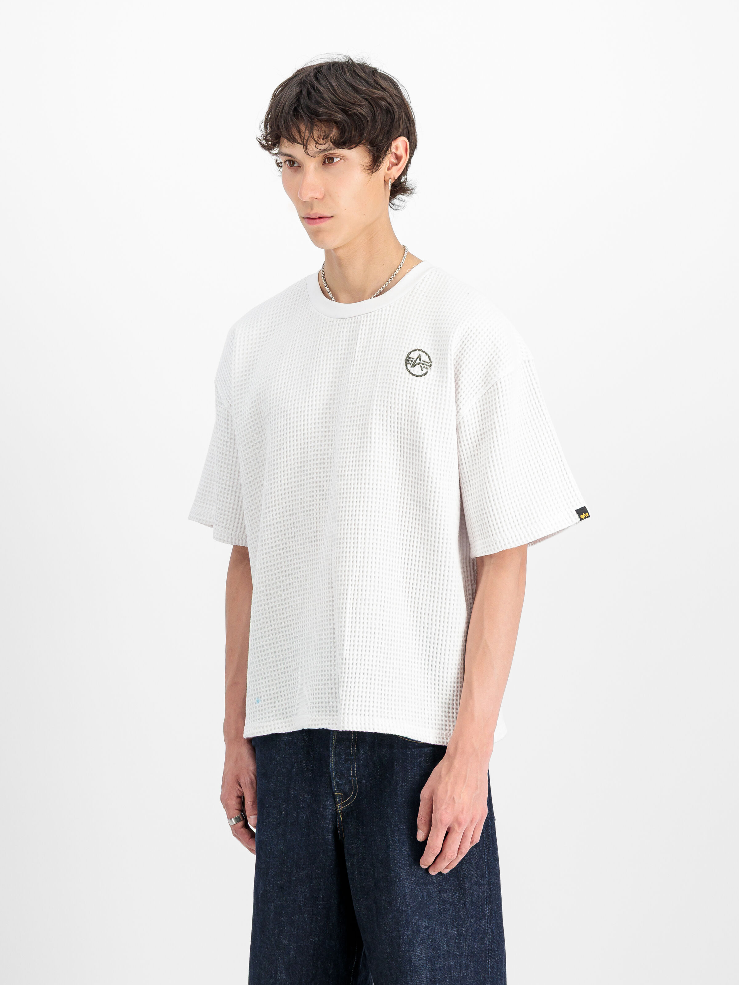 Studio Waffle T-Shirt white 258502_09_2_model_00002_172760