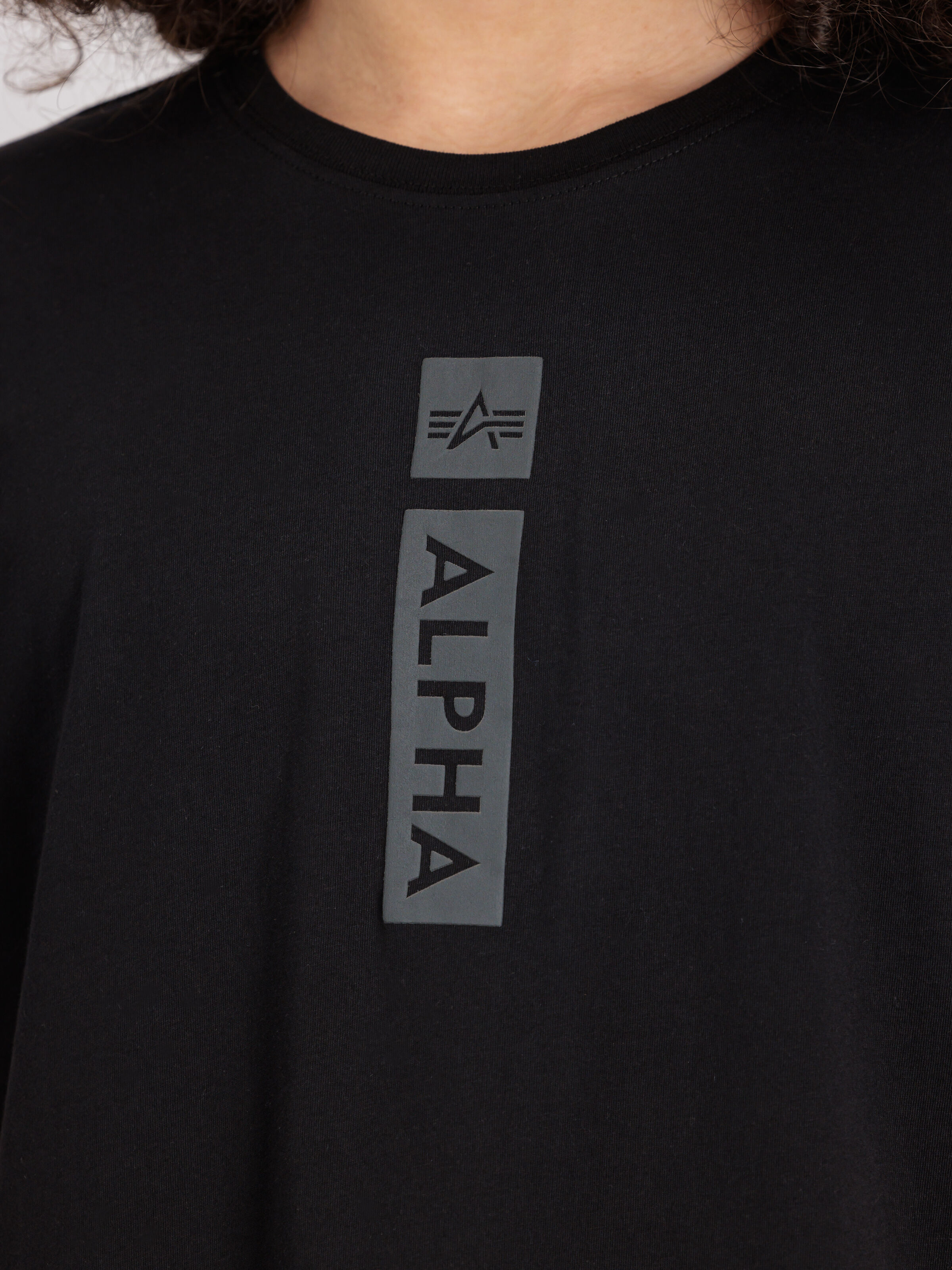 Alpha Puff Print T-Shirt black 146509_03_3_detail_00001_118697