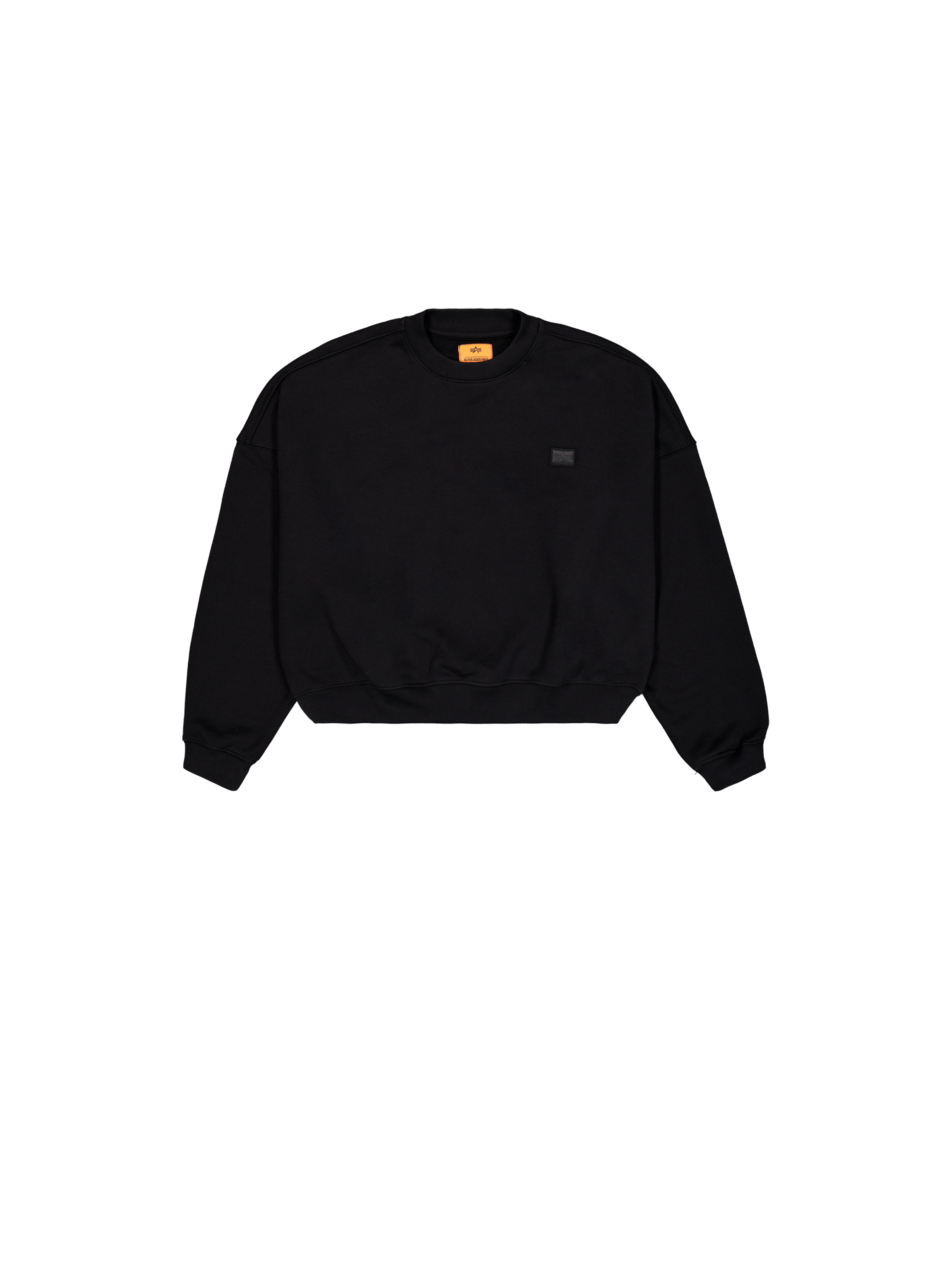 Alpha Essentials Rubber Logo Sweatshirt Women black 146030_03_1_flatlay_00001_98236.png