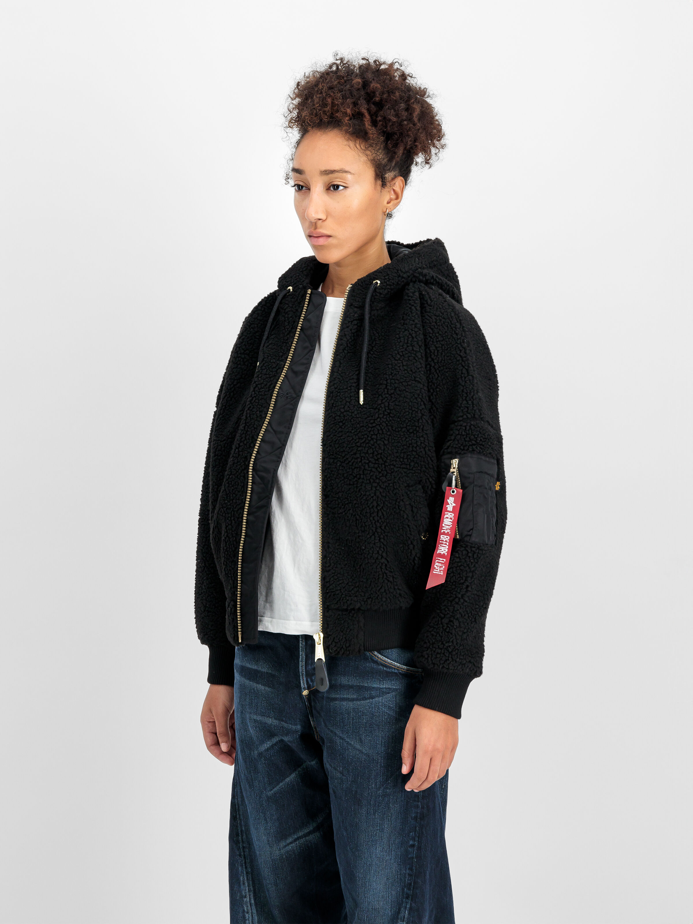 MA-1 Oversized Hooded Teddy Bomber Jacket Women black 118002_03_2_model_00003_112320