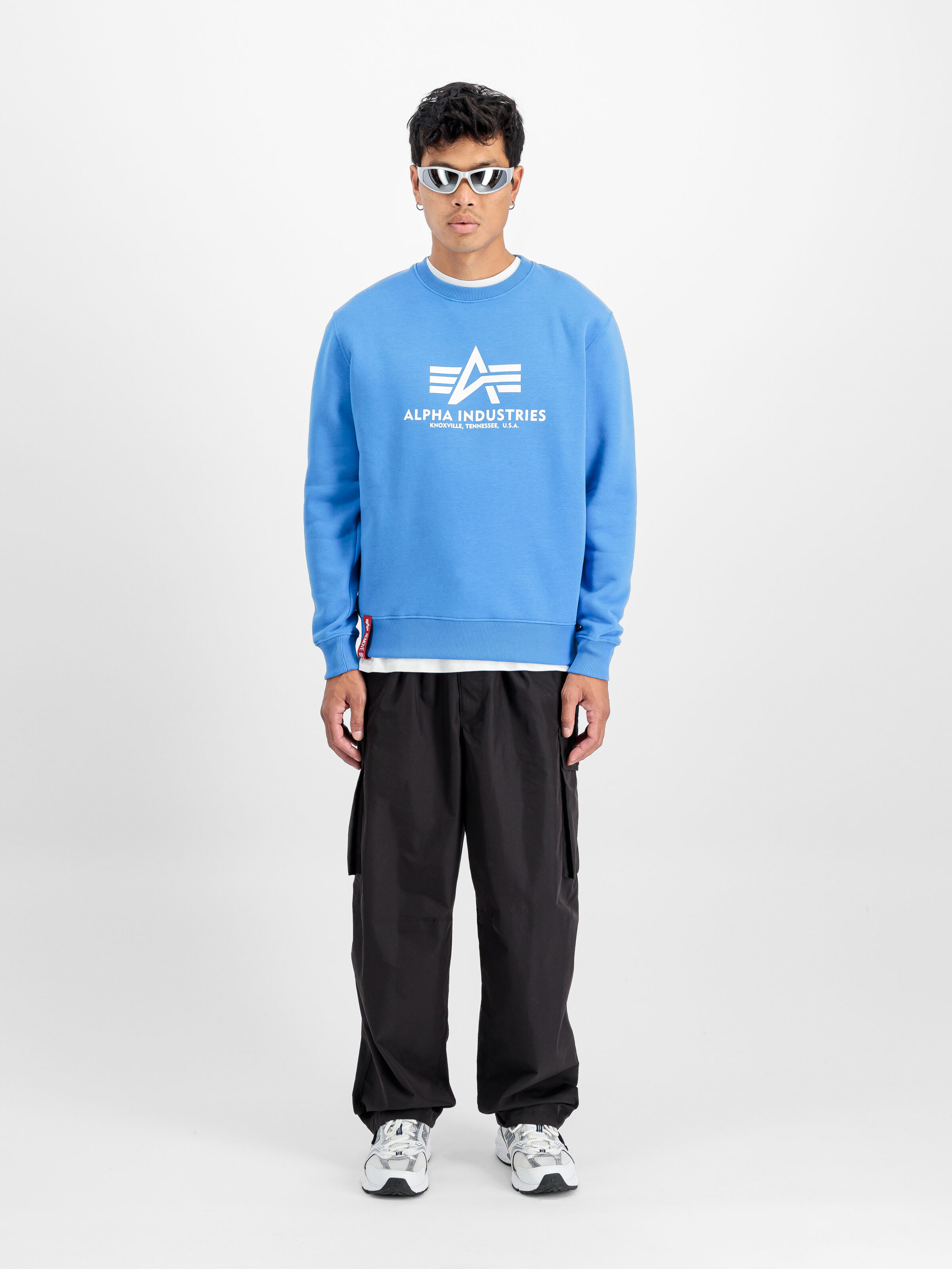 Basic Big Logo Sweatshirt mediteranian blue 178302_737_2_model_00001_118012