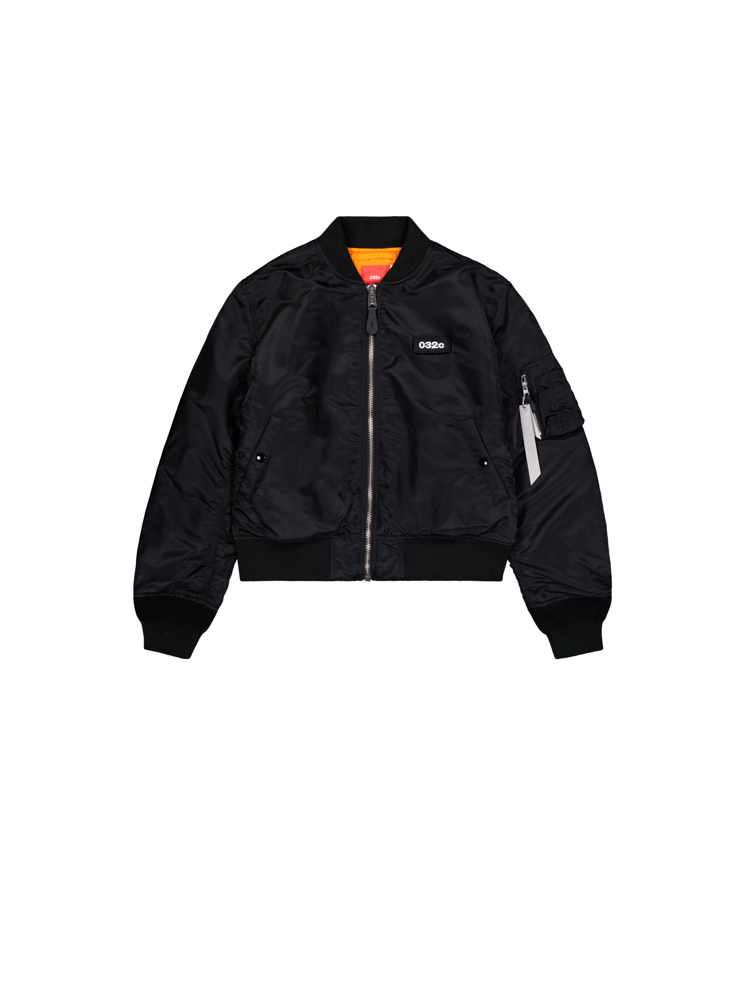 ALPHA X 032C Tight Cut Flight Bomber Jacket black 148012_03_1_flatlay_00001_117357.png