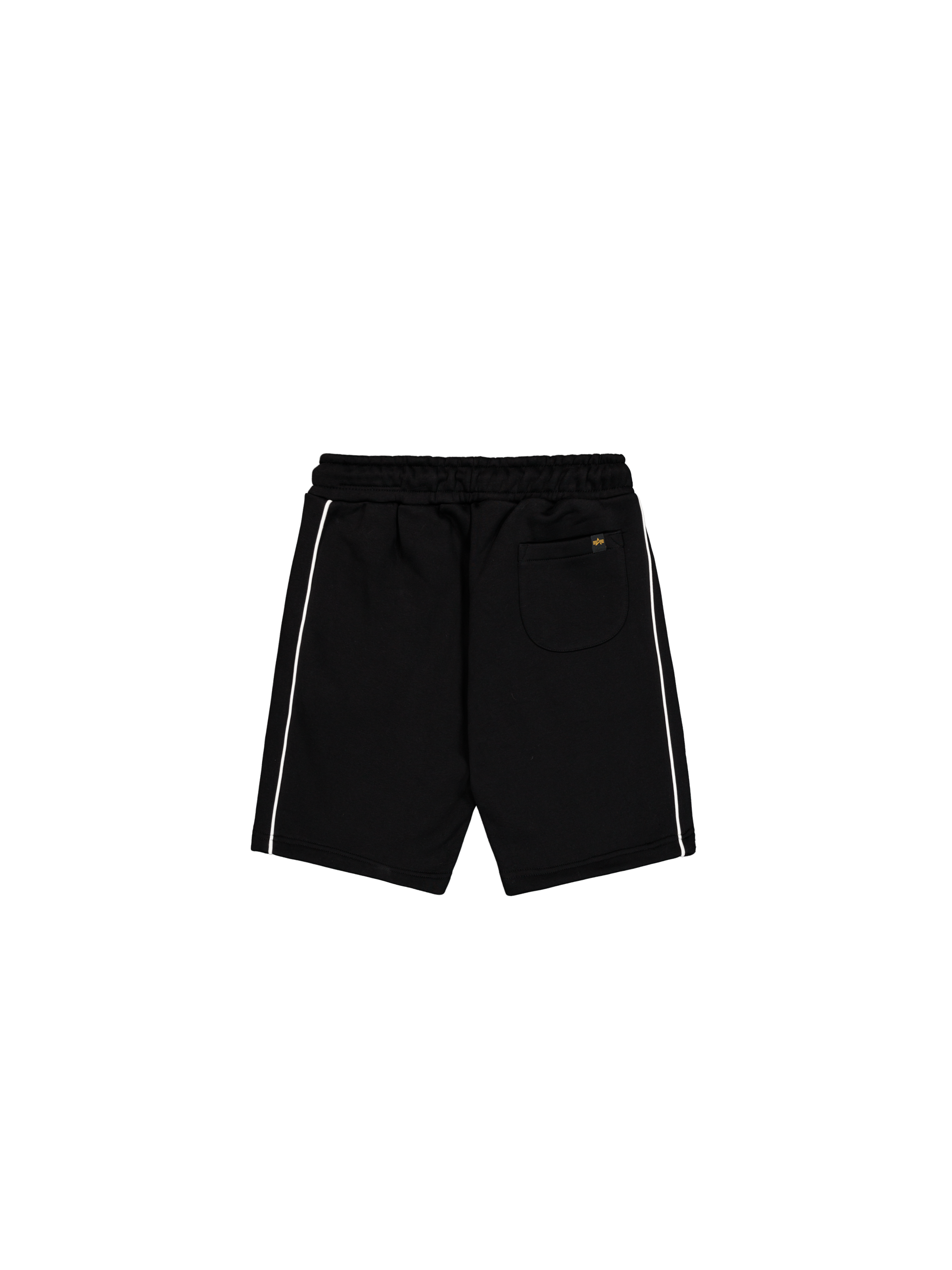 Alpha Studio Rubber Logo Short black 156381_03_1_flatlay_00002_145953