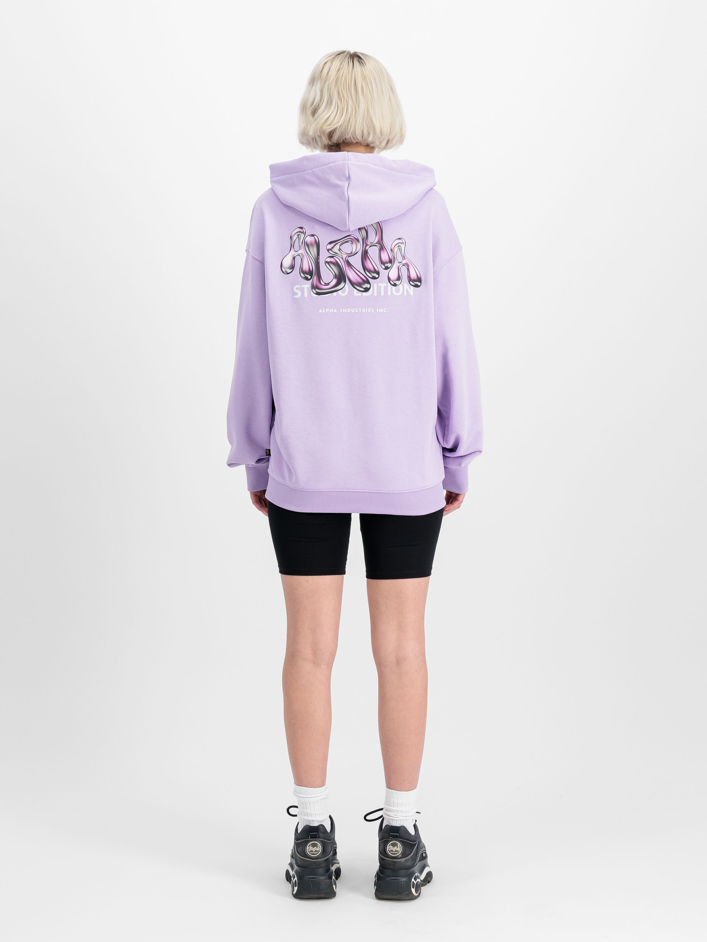 Studio Edition Backprint Hoodie Women pale violet 156042_664_2_model_00002_140304