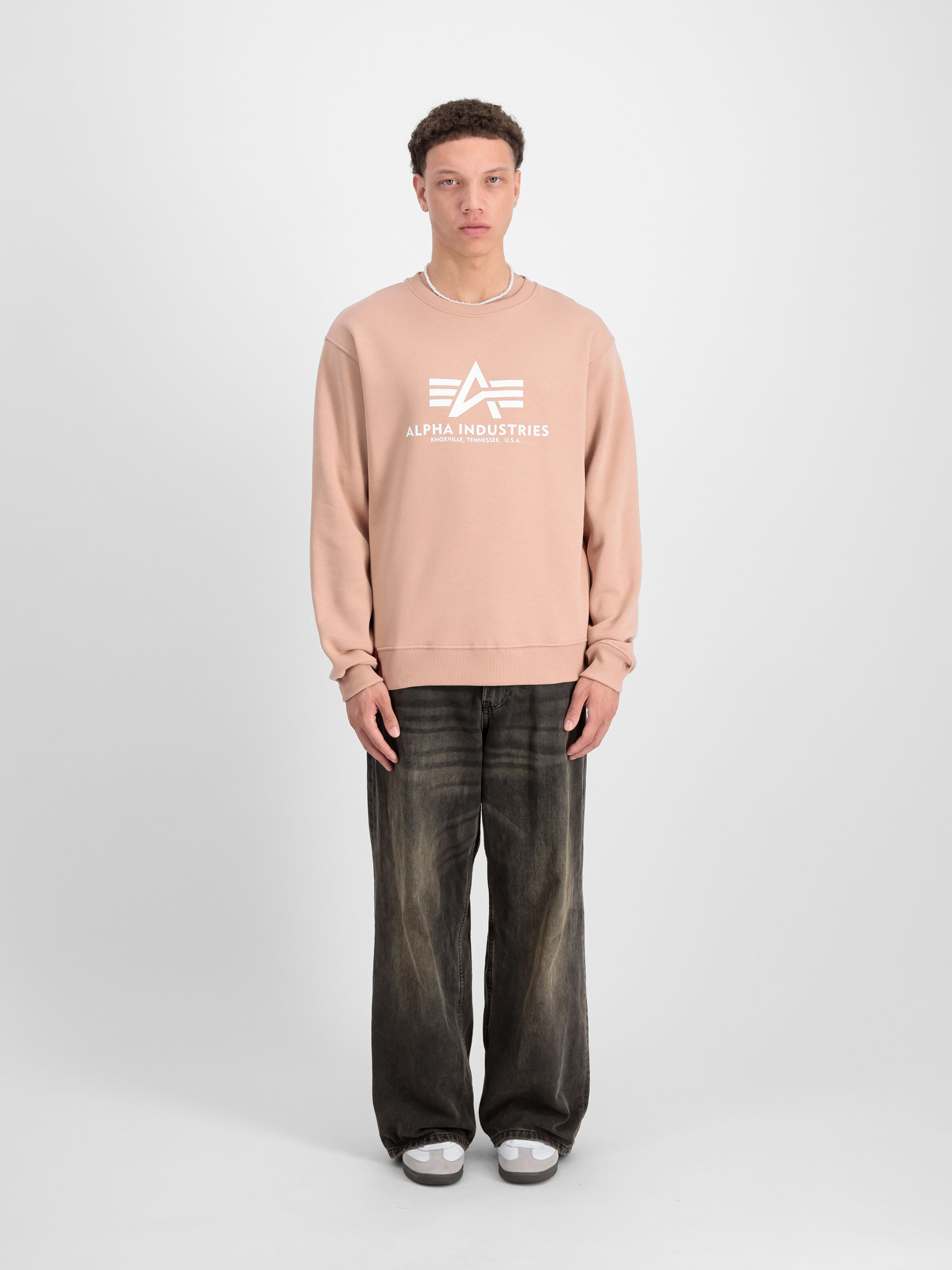Basic Big Logo Sweatshirt Dusty Coral 178302_721_2_model_00001_97579