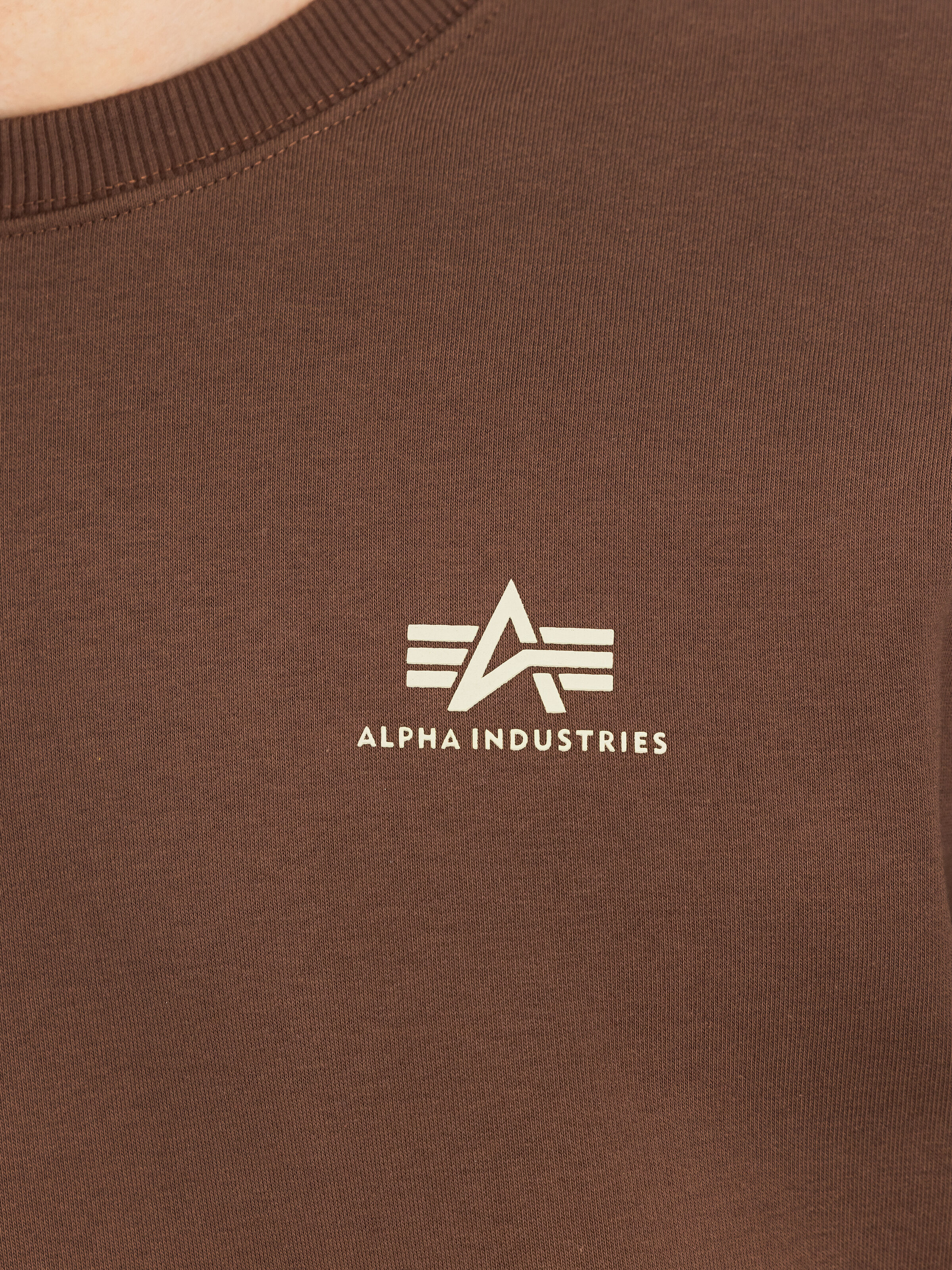 Basic Small Logo Sweatshirt powder brown 188307_204_3_detail_00001_228365