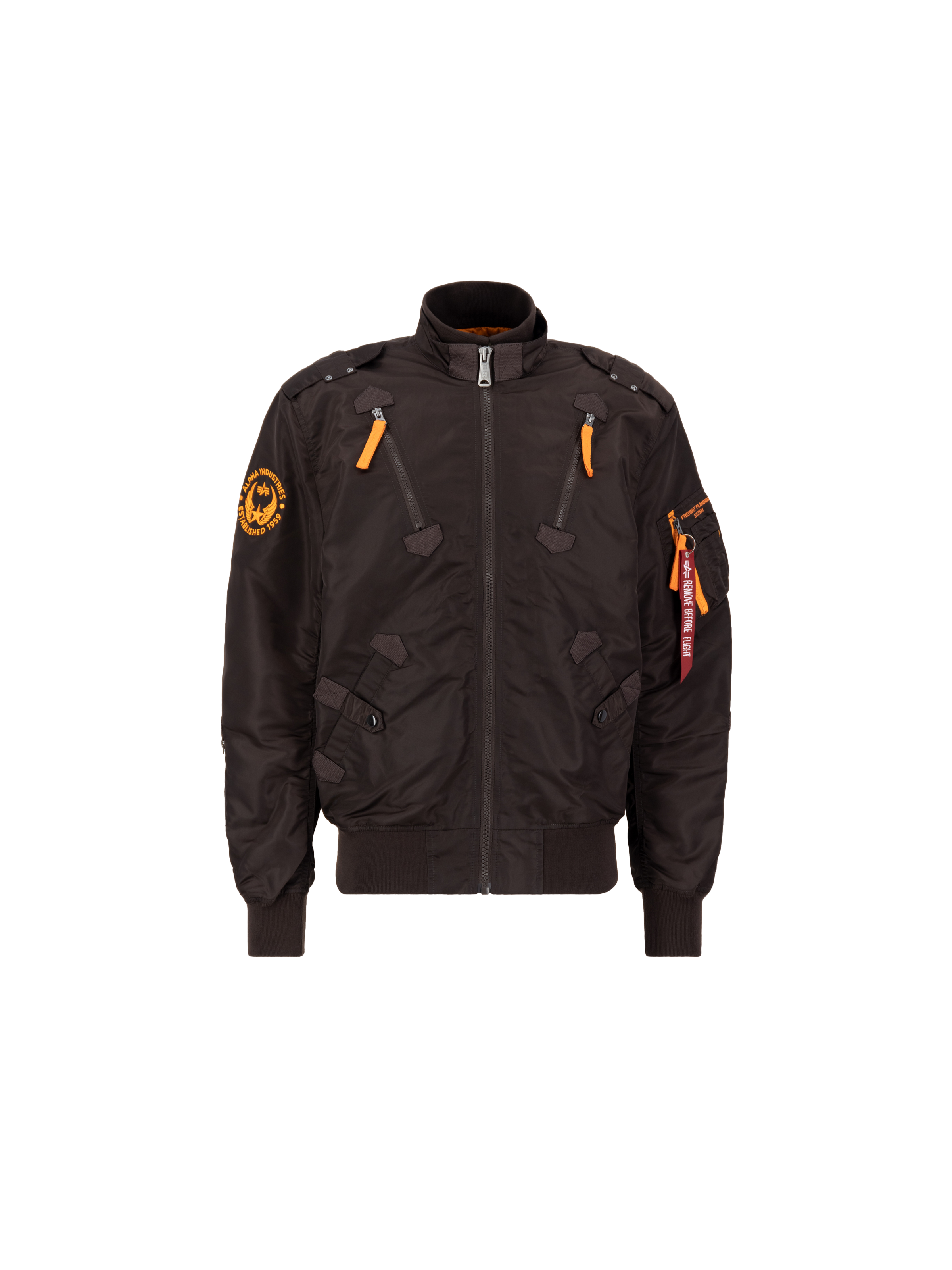 Falcon II Bomber Jacket hunter brown 156109_696_1_flatlay_00001_194047.png