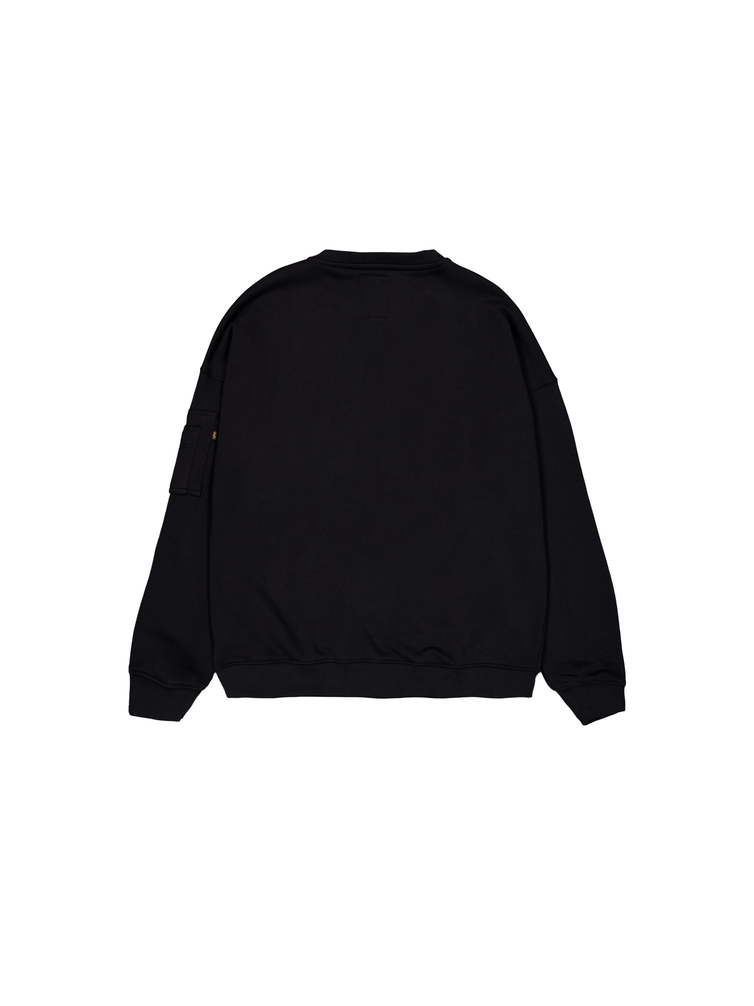 Alpha Essentials Rubber Logo Sweatshirt black 146303_03_1_flatlay_00002_102672