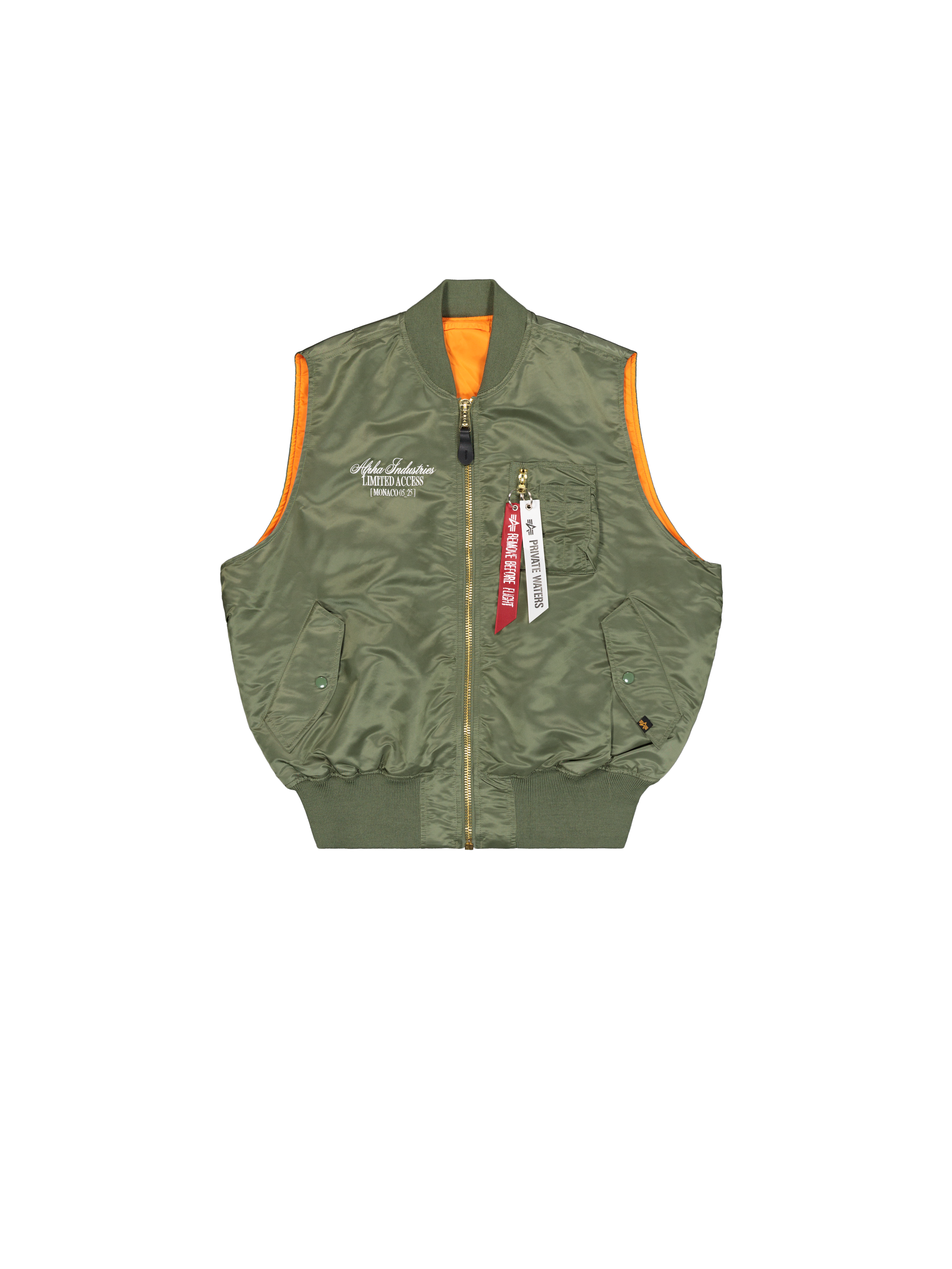 Monaco Grand Prix Private Waters MA-1 Vest Monaco Grand Prix Private Waters MA-1 Vest