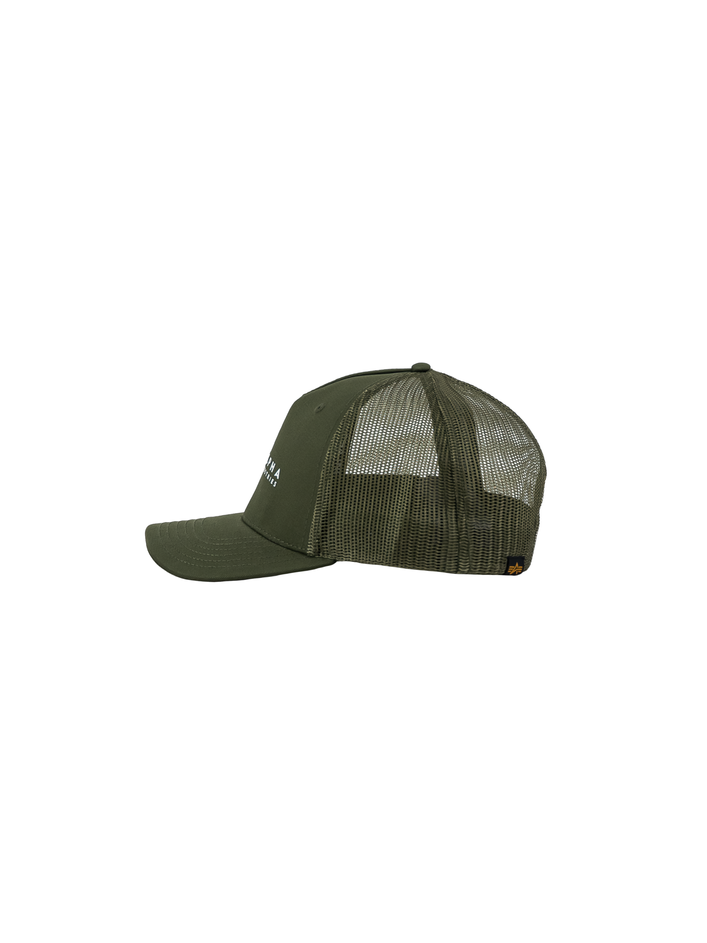 Alpha Label Trucker Cap dark olive 106901_142_3_detail_00001_153699