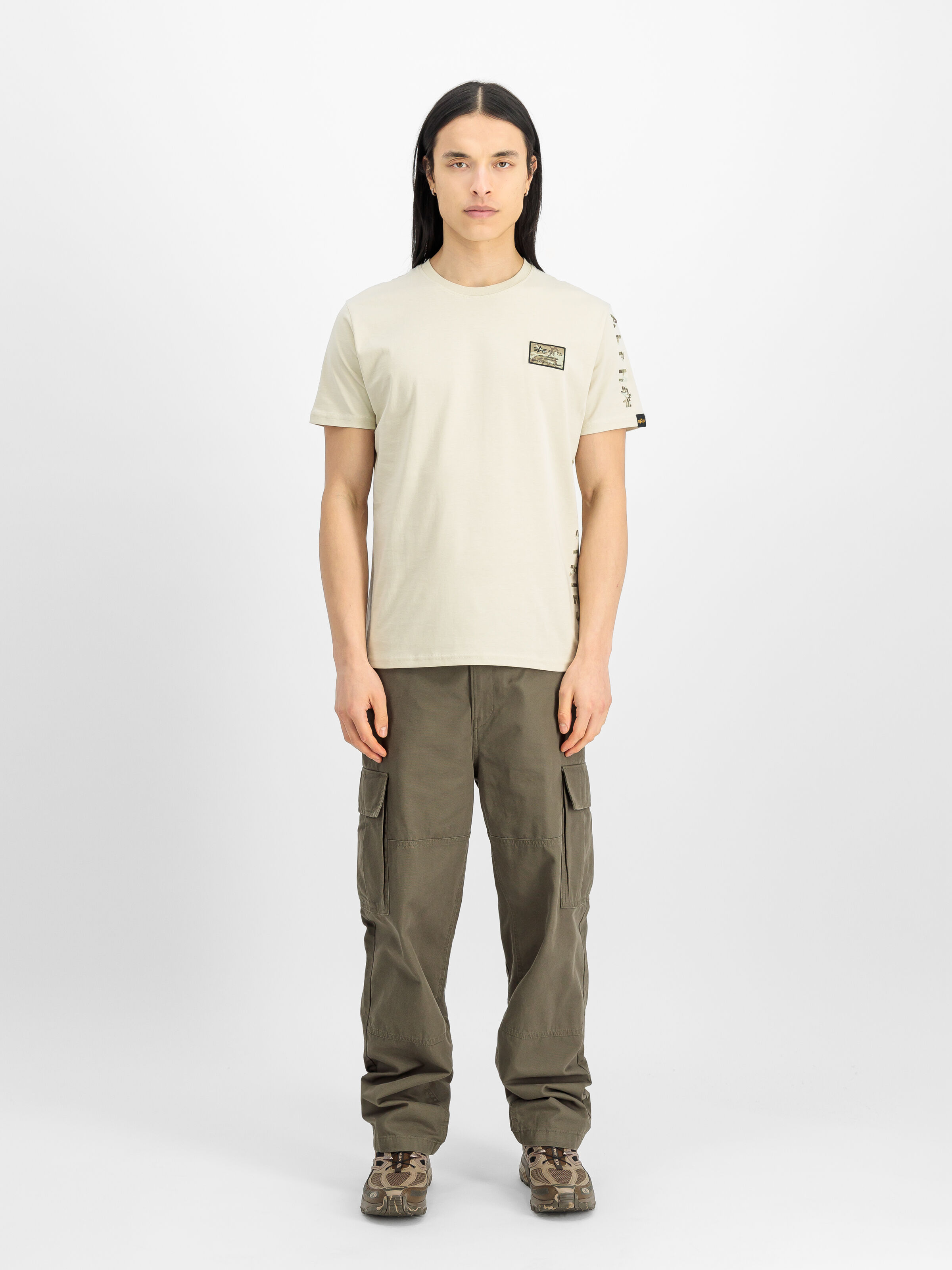 Camo Sleeve T-Shirt vintage white 156522_300_2_model_00001_147401