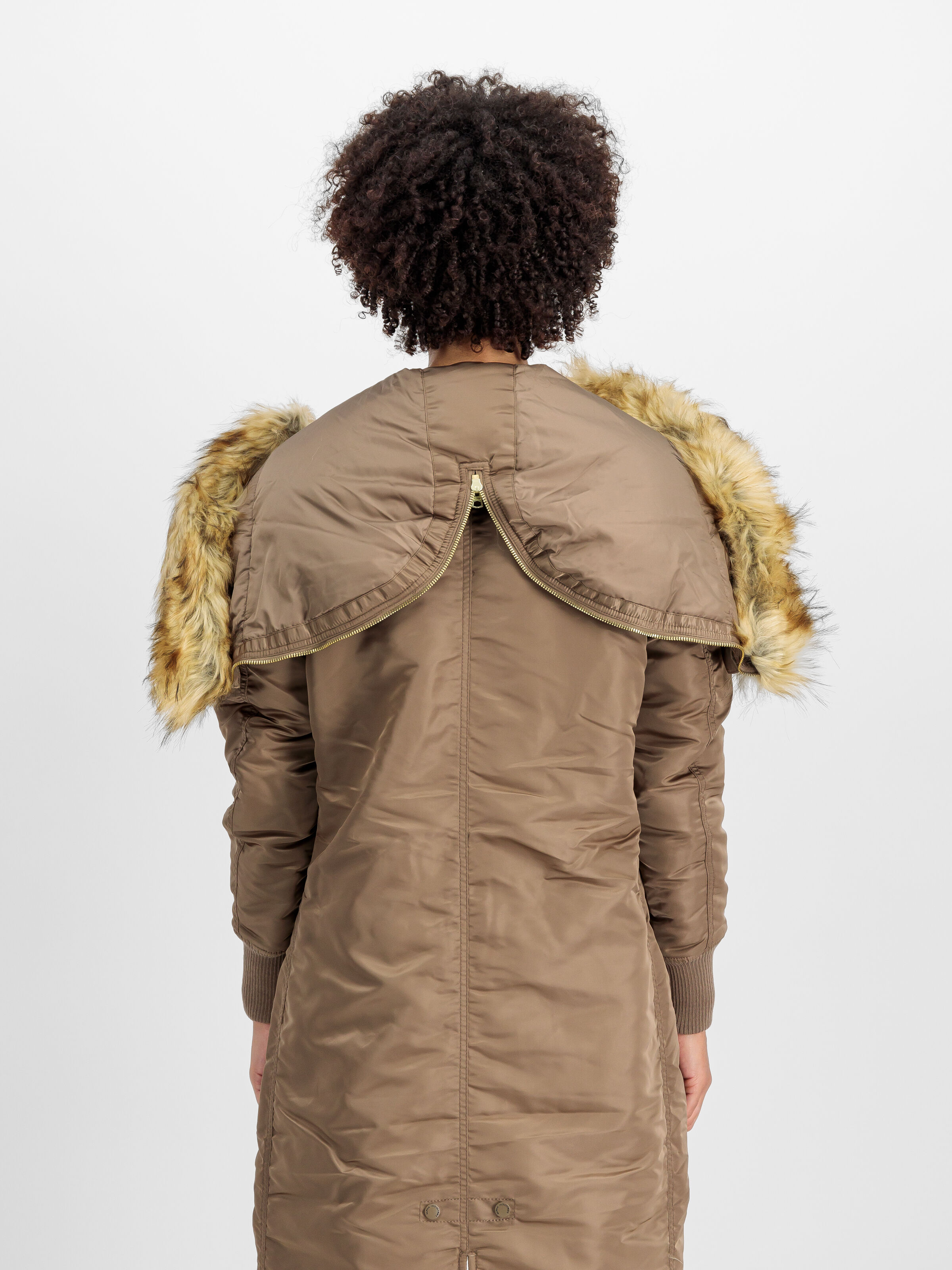 Long Fishtail Field Jacket Women taupe 198013_183_3_detail_00001_111635