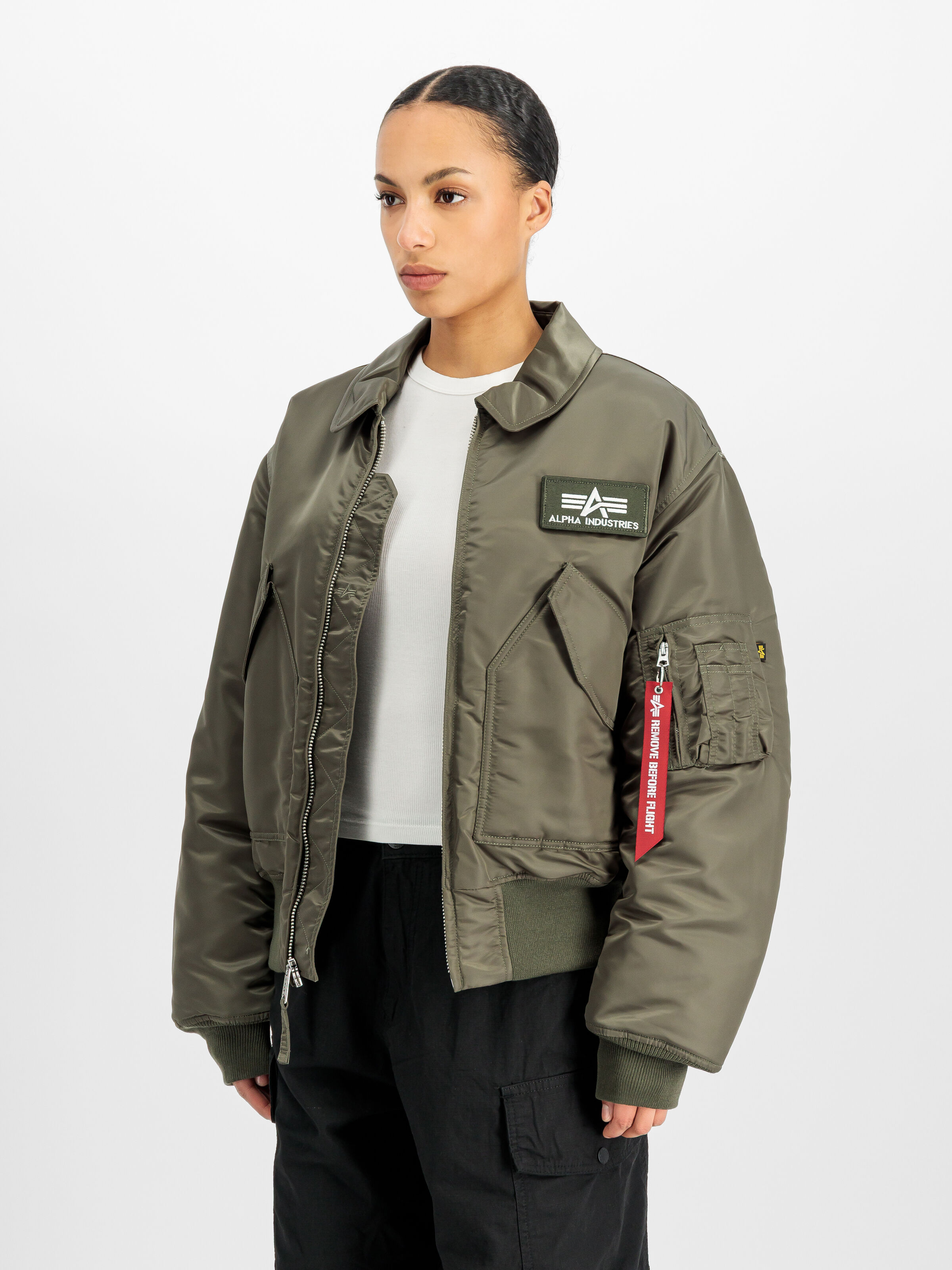 CWU-45 Heritage Bomber Jacket mud olive 100102_443_2_model_00006_229623
