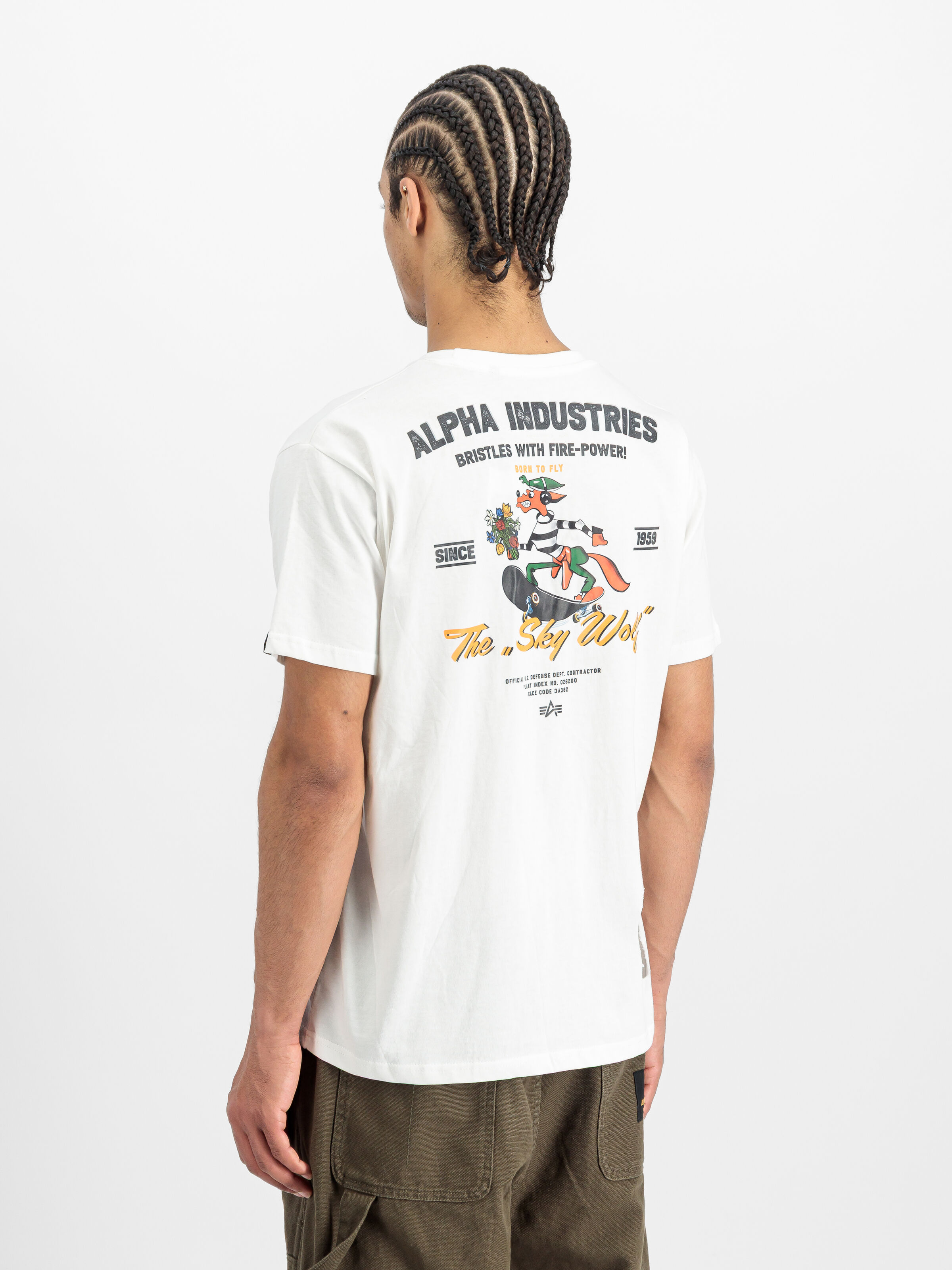 Sky Wolf T-Shirt white 258510_09_2_model_00003_162856