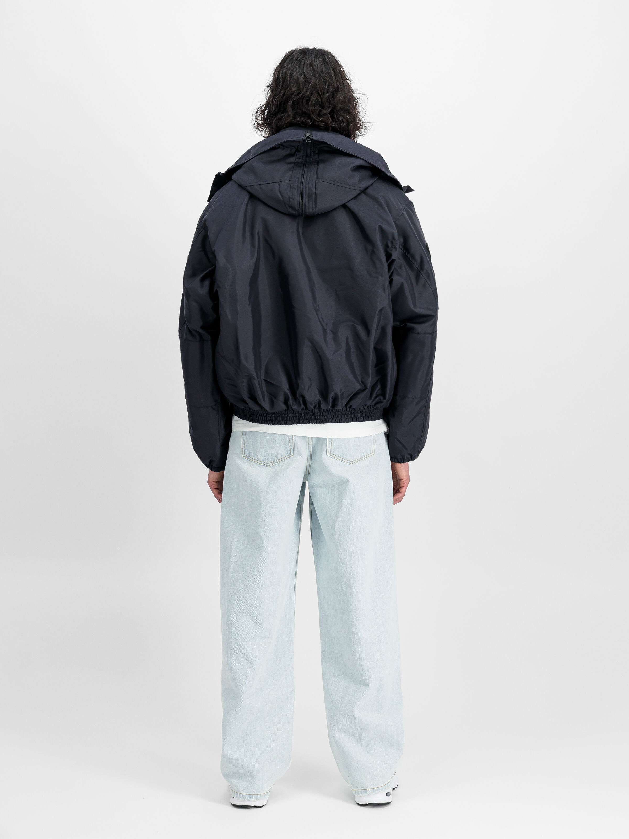 ALPHA X N.HOOLYWOOD CWU-45/P Bomber Jacket black 148169_03_2_model_00002_126642