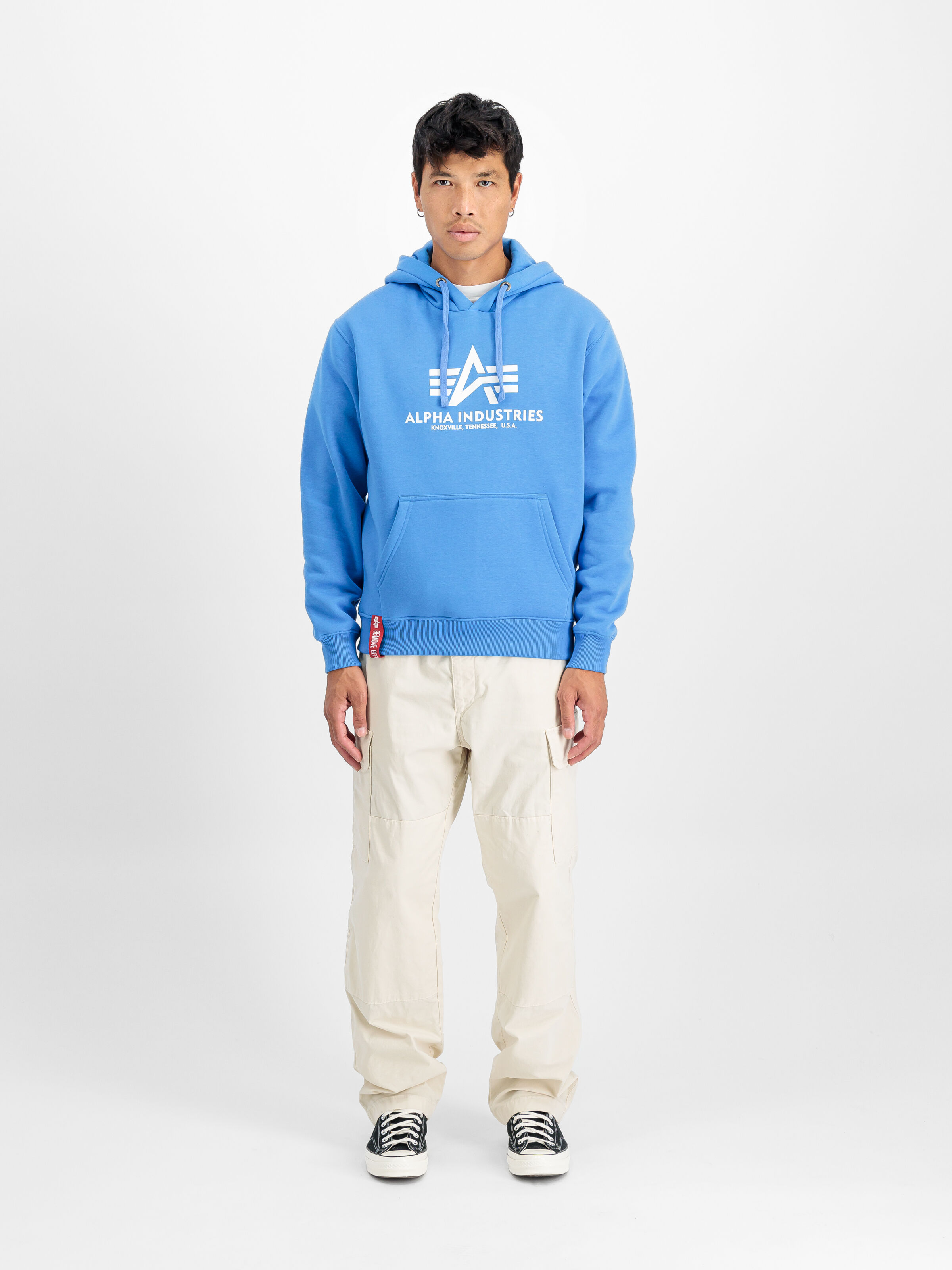 Basic Big Logo Hoodie mediteranian blue 178312_737_2_model_00001_117940