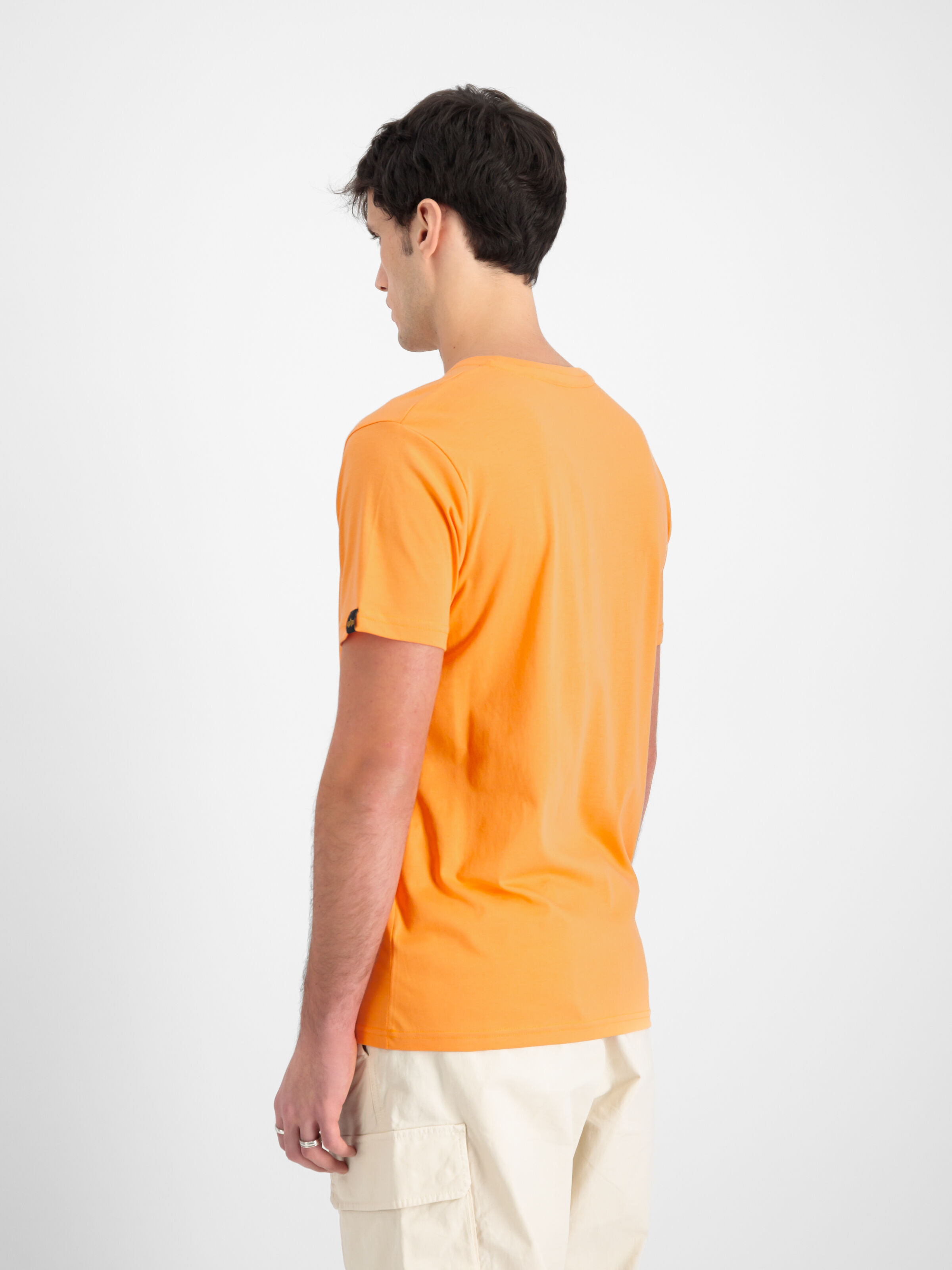 Alpha Puff Print T-Shirt tangerine 146509_710_2_model_00004_129963