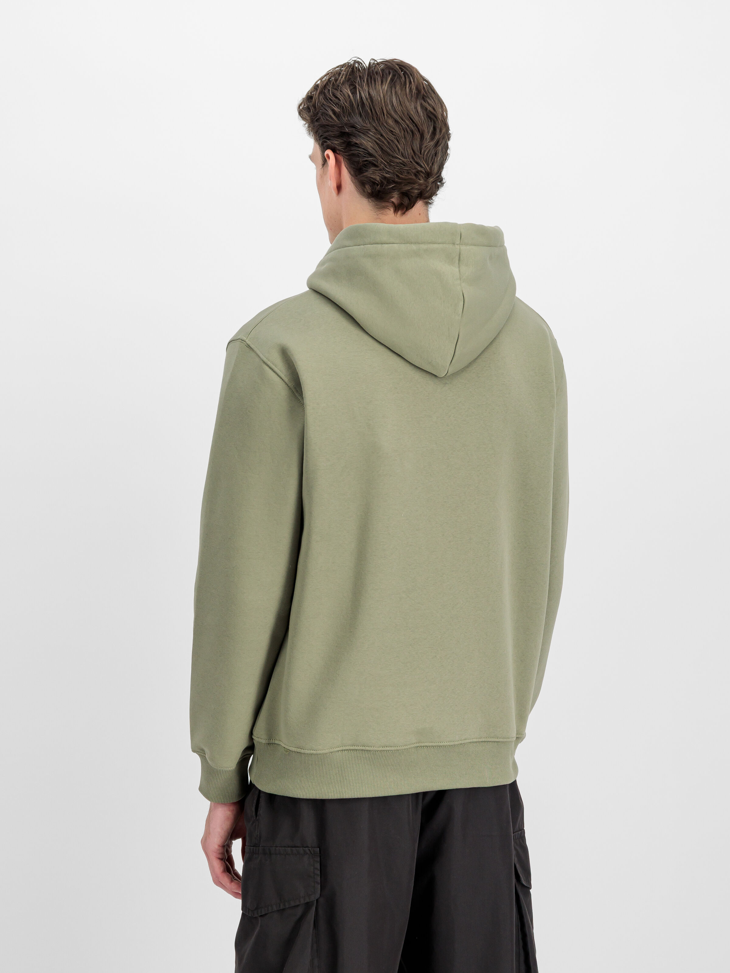 Basic Big Logo Hoodie olive 178312_11_2_model_00003_189266