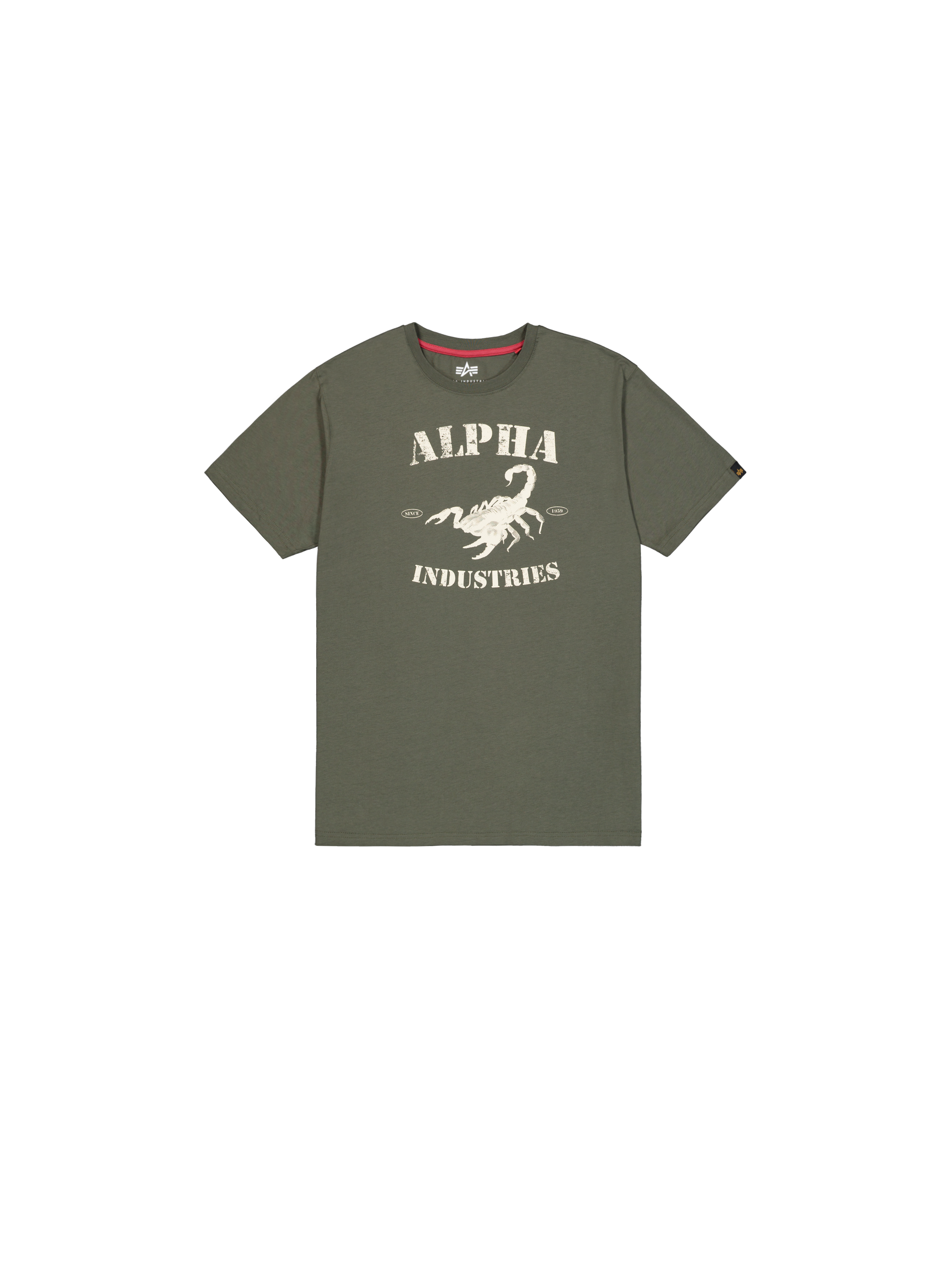 Scorpion T-Shirt dark olive 266513_142_1_flatlay_00001_180241.png