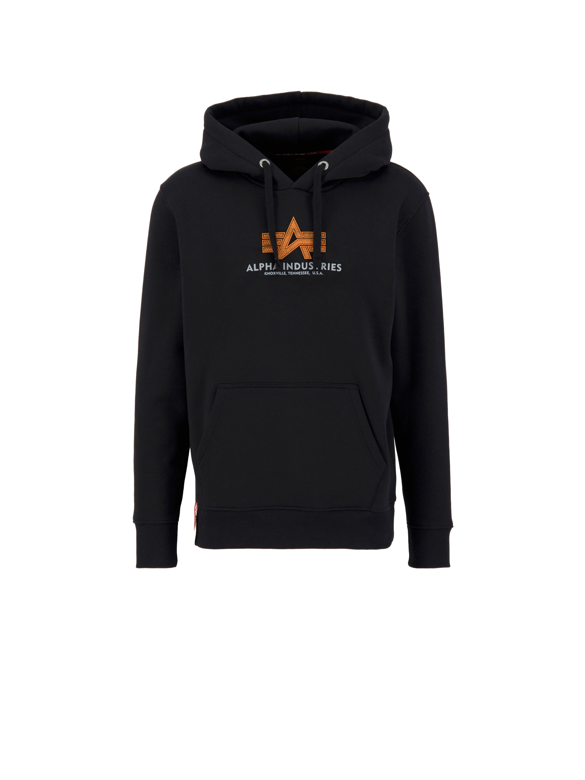 Basic Big Logo Rubber Hoodie black 178312RB_03_1_flatlay_00001_193569.png