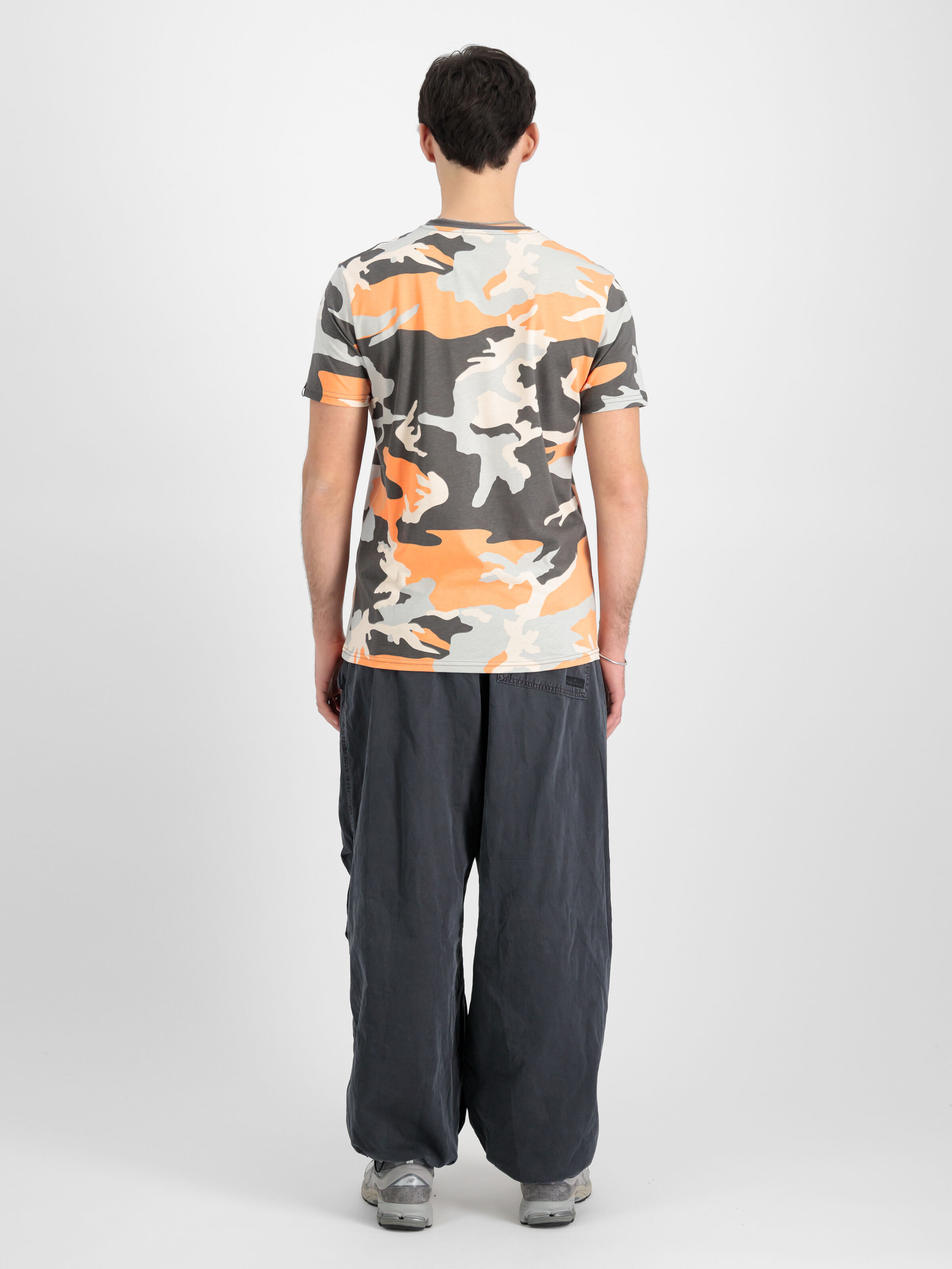 Basic Big Logo Camo PP T-Shirt orange grey camo 100501CPP_731_00003_182338