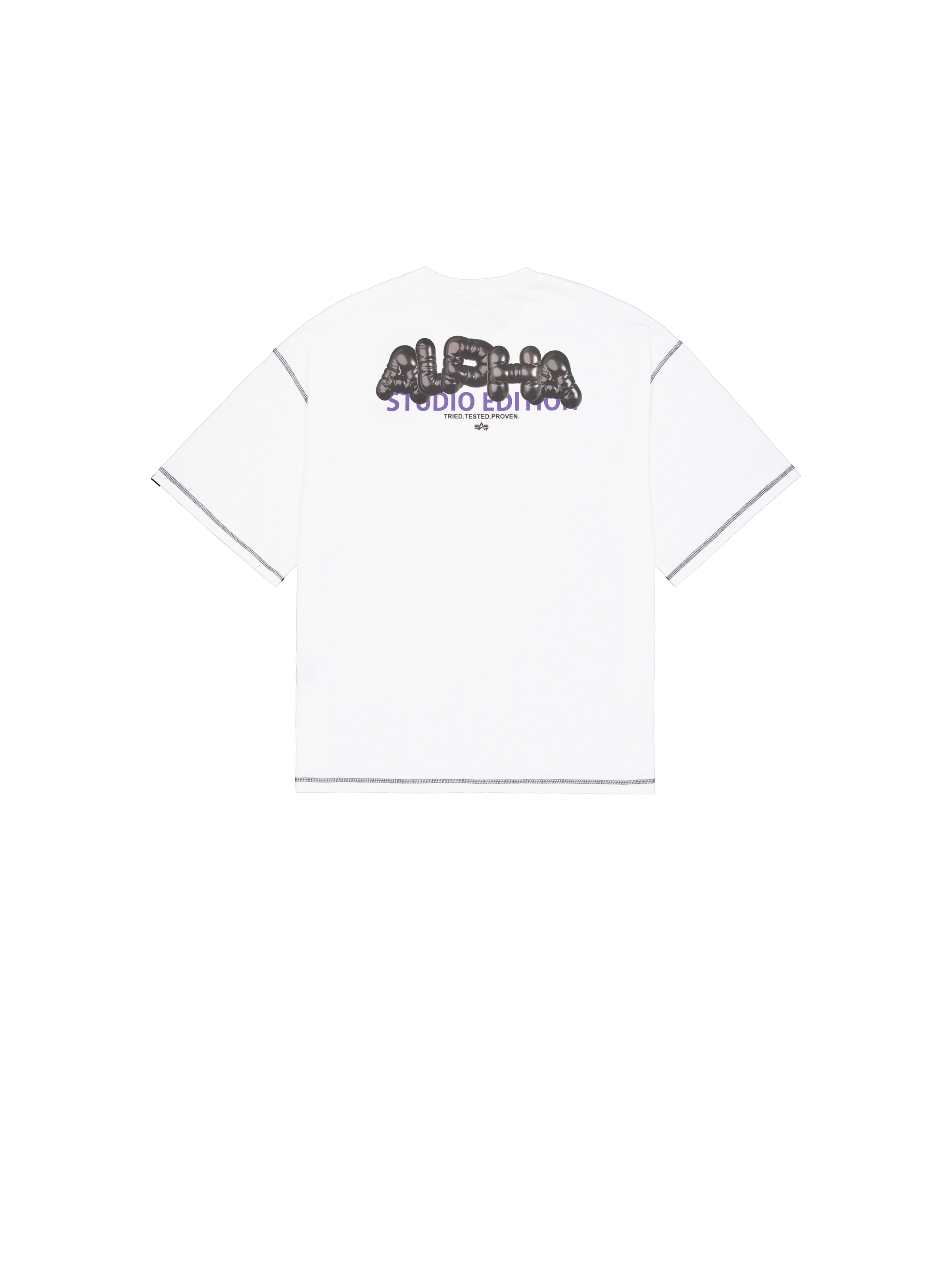 Studio Bubble Backprint T-Shirt white 156555_09_1_flatlay_00002_146015