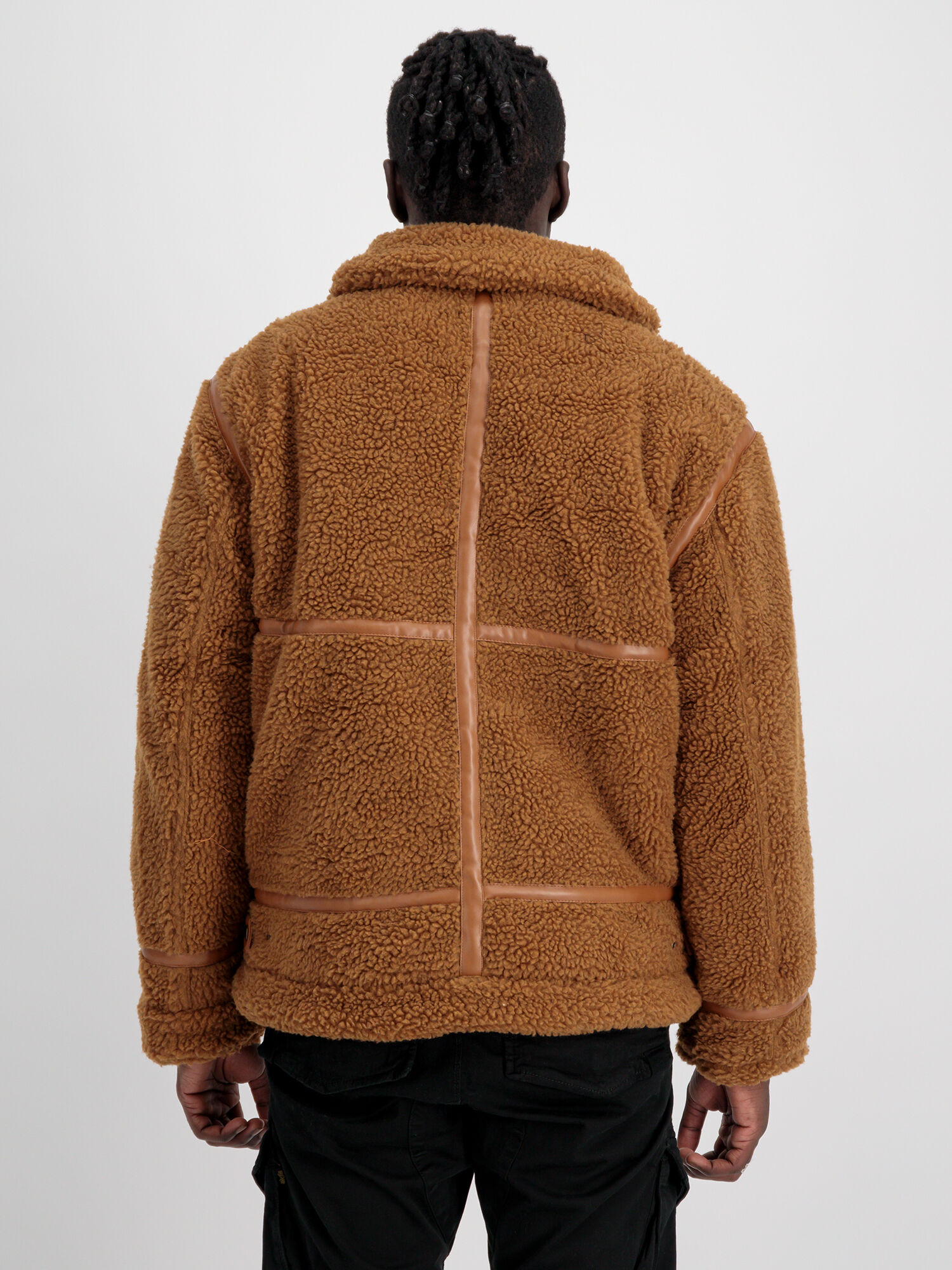 B-3 Teddy Bomber Jacket camel 118118_370_alpha_industries_b3_teddy_005_124298