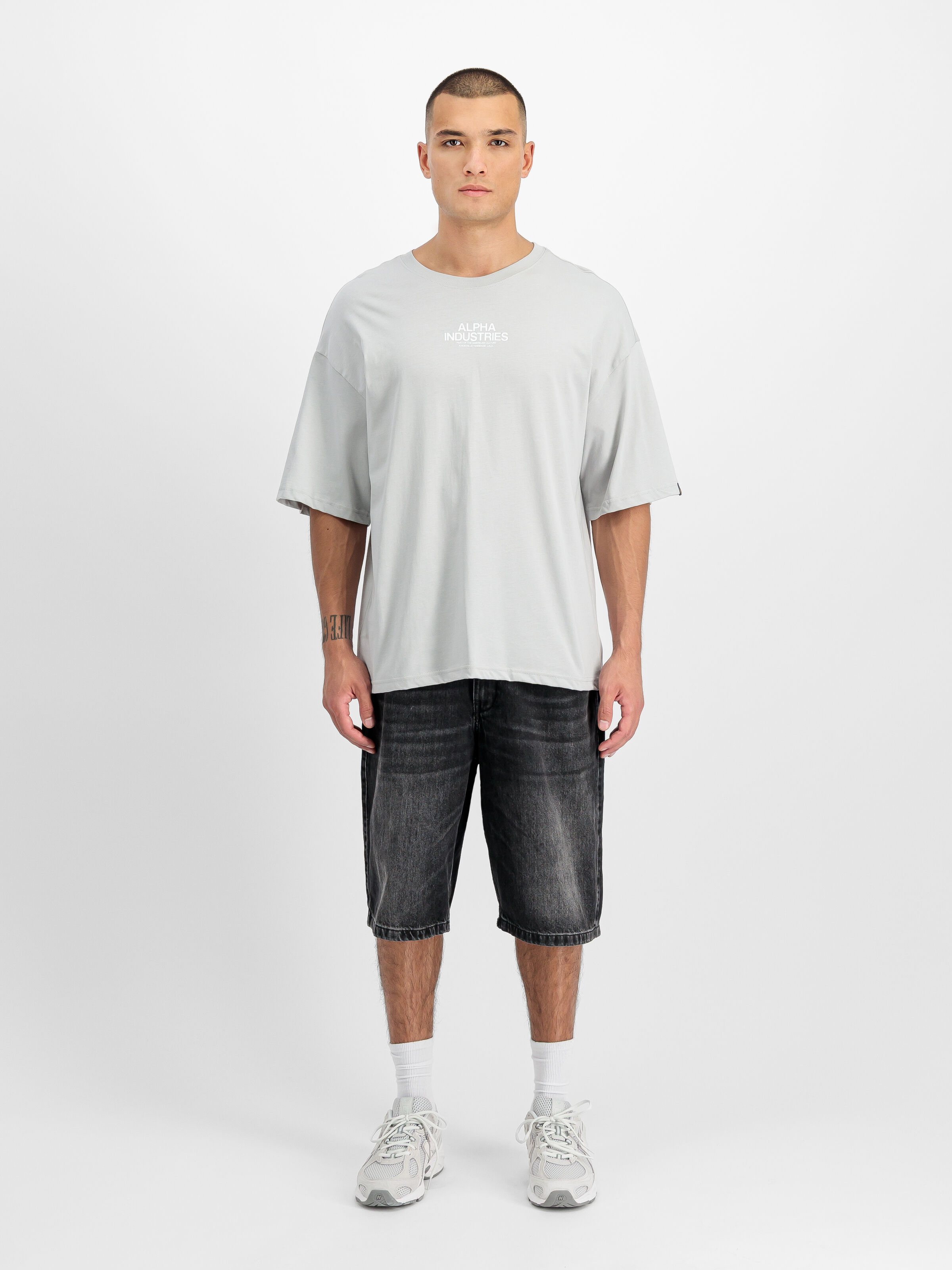 Scorpion Cyborg T-Shirt pastel grey 266515_666_2_model_00001_215443