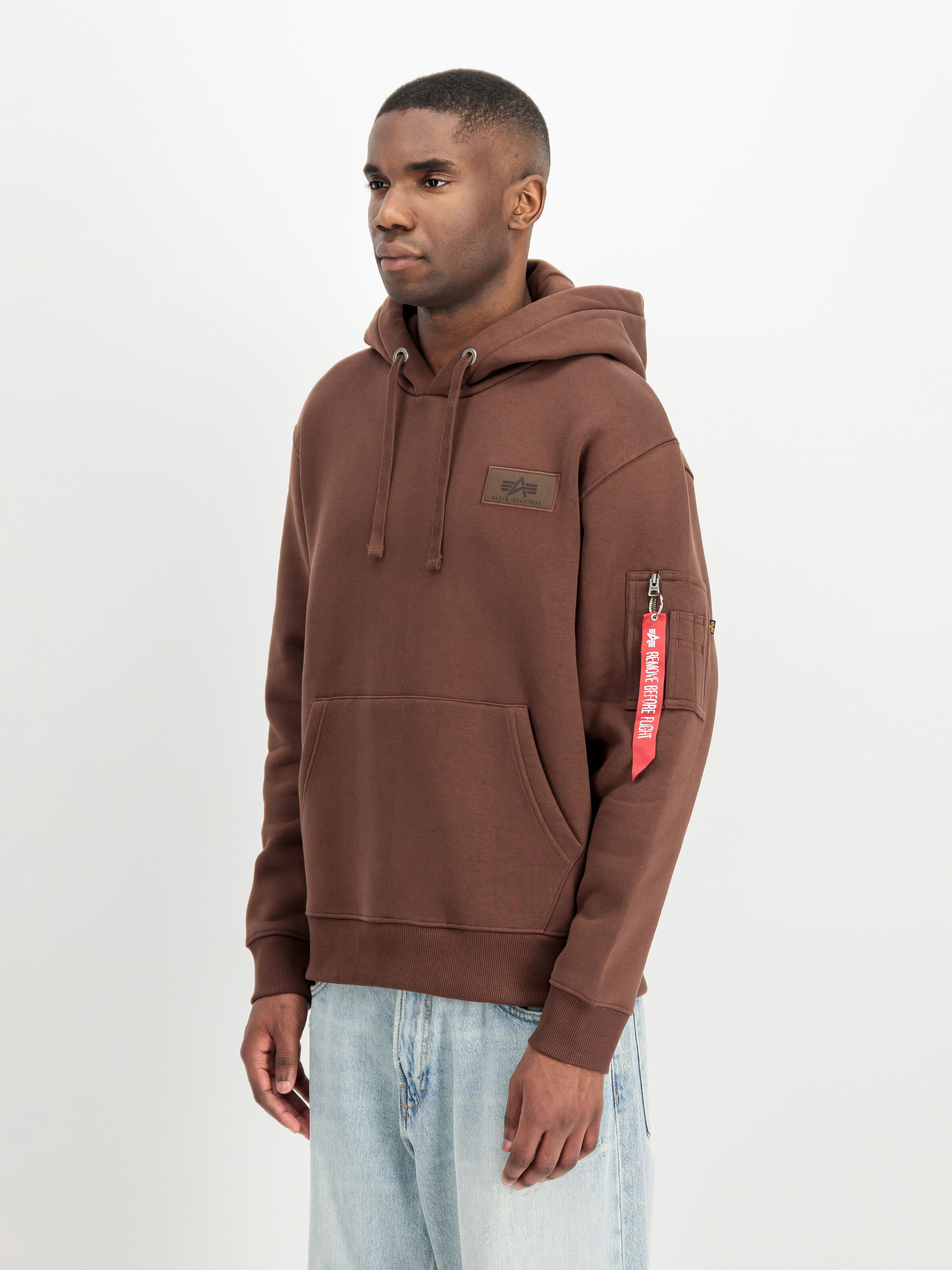 Backprint Hoodie powder brown 178318_204_2_model_00002_226697