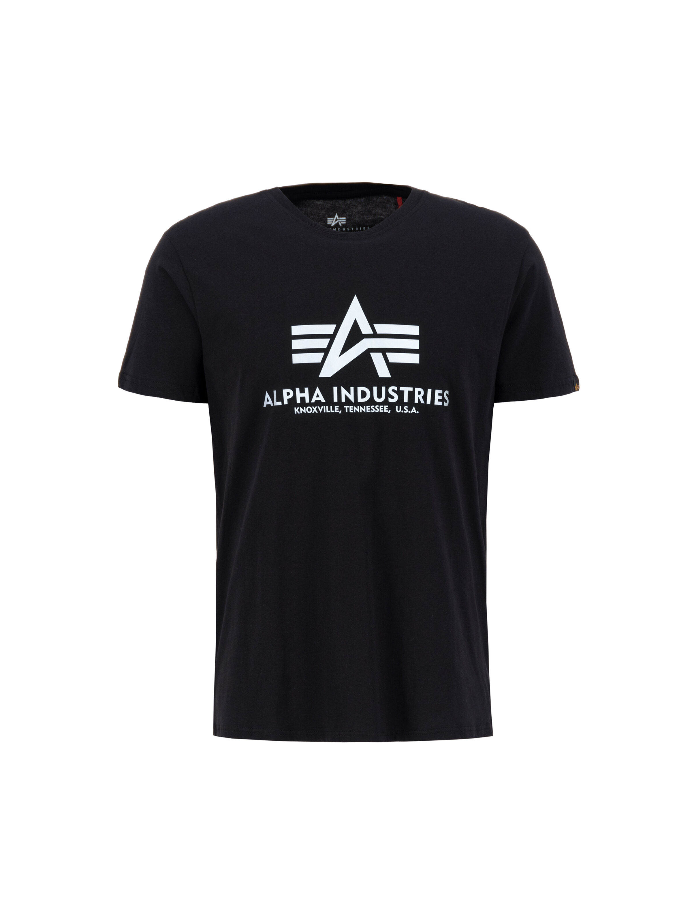 Basic Reflective Print T-Shirt black 100501RP_03_002_182796