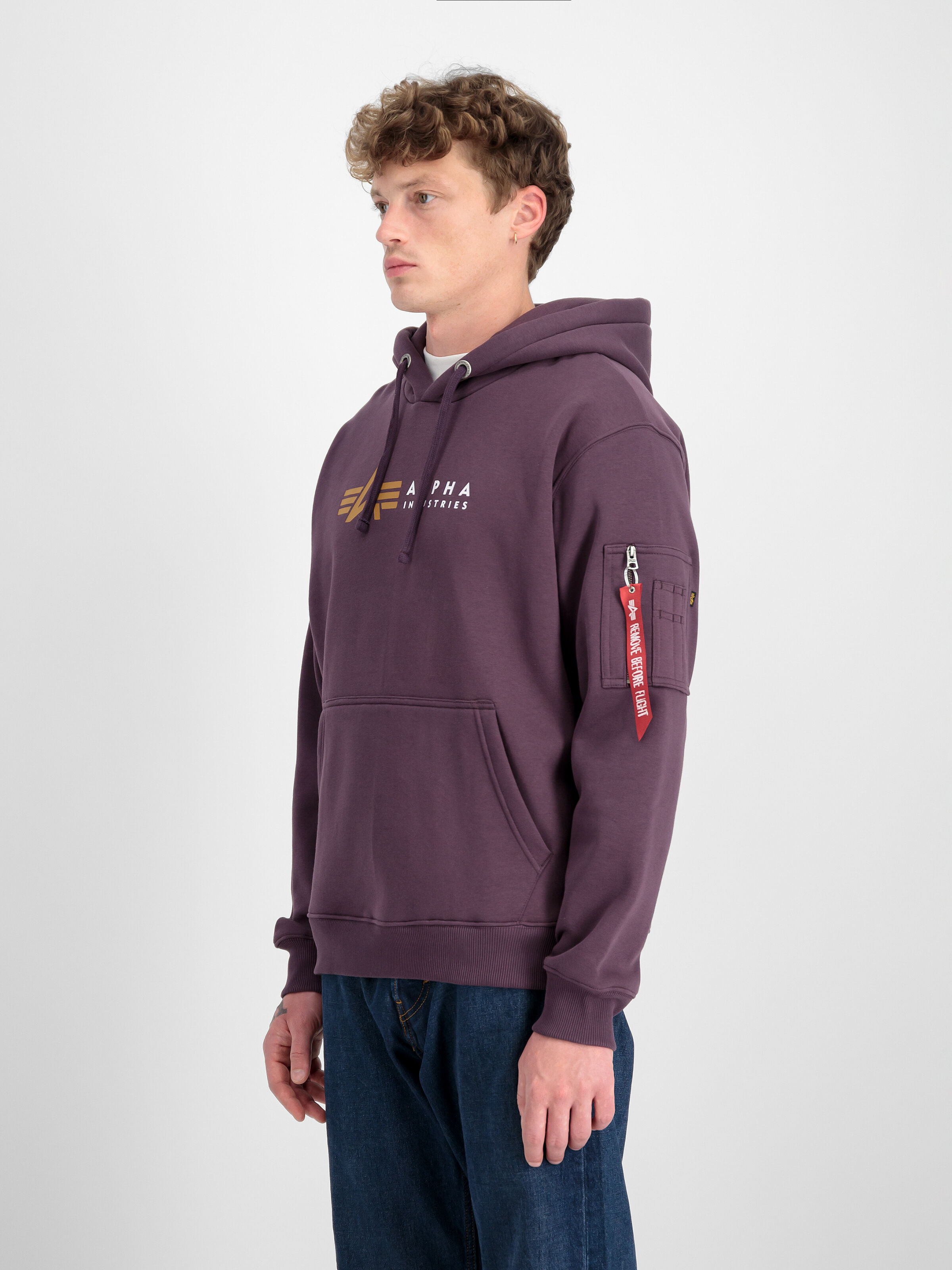 Alpha Label Hoodie Plum 118331_719_2_model_00003_129528