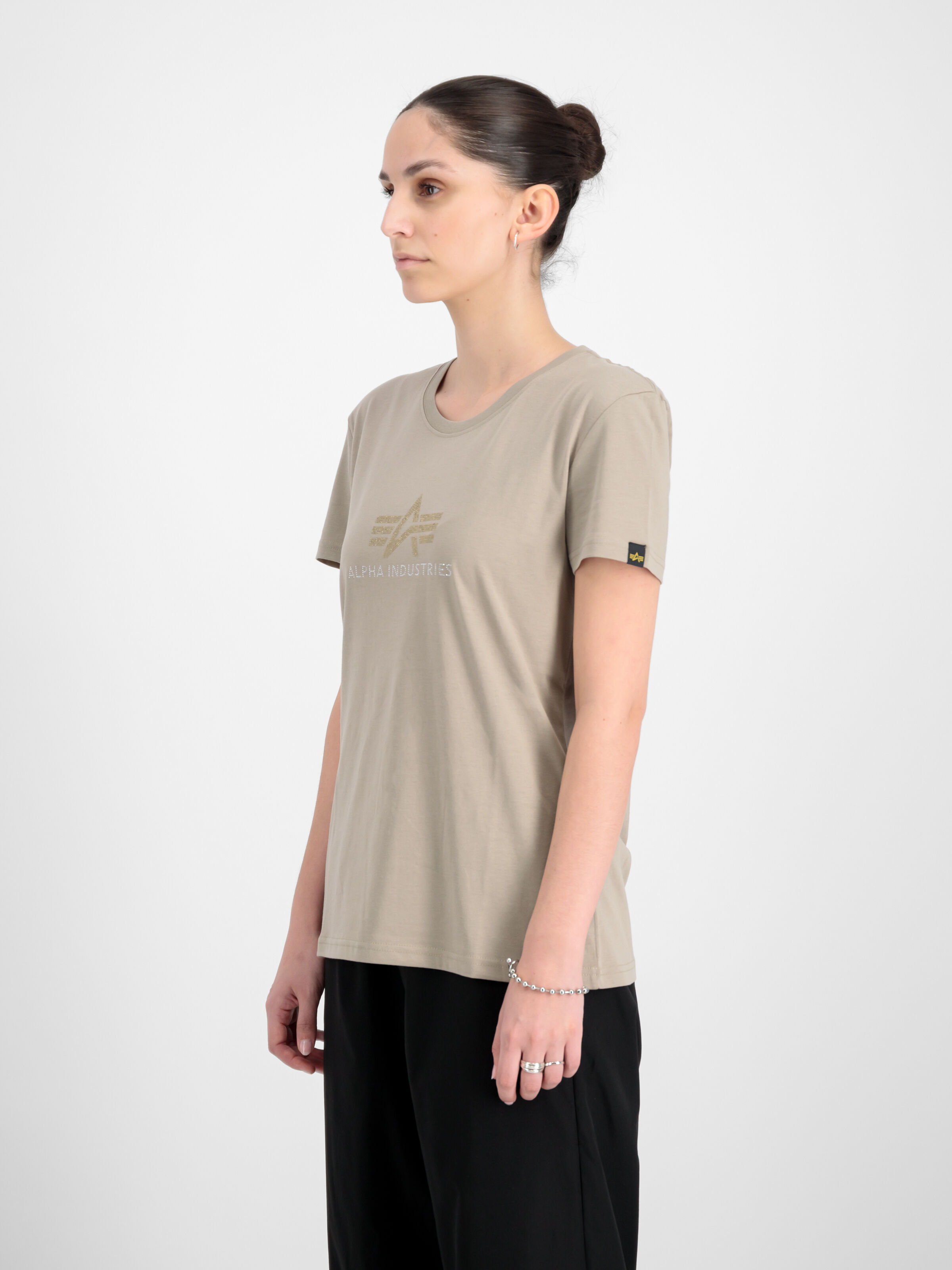 Crystal T-Shirt Women vintage sand 136063_679_2_model_00003_112225