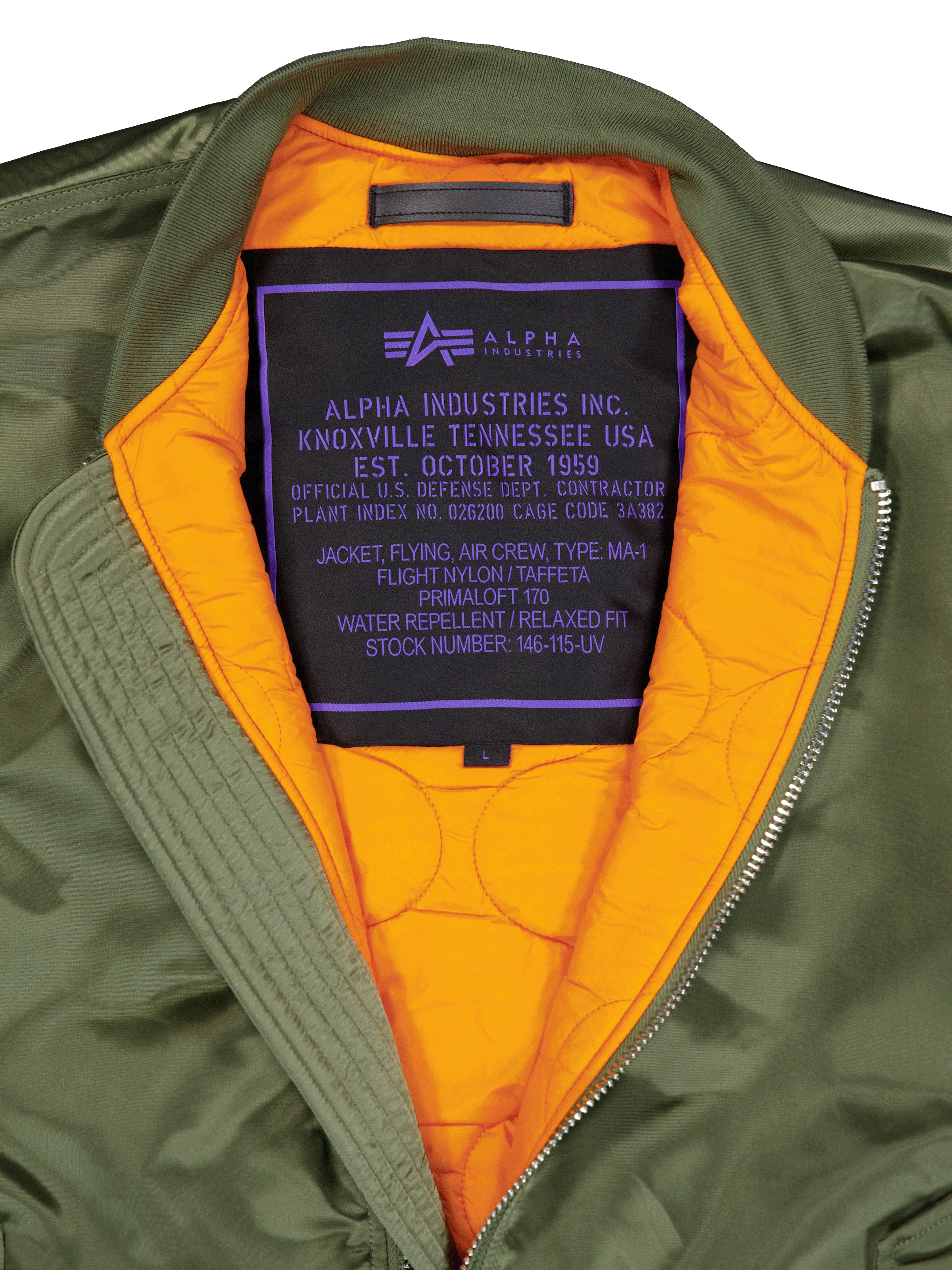 MA-1 UV Bomber Jacket sage-green 146115UV_01_3_detail_00001_195404