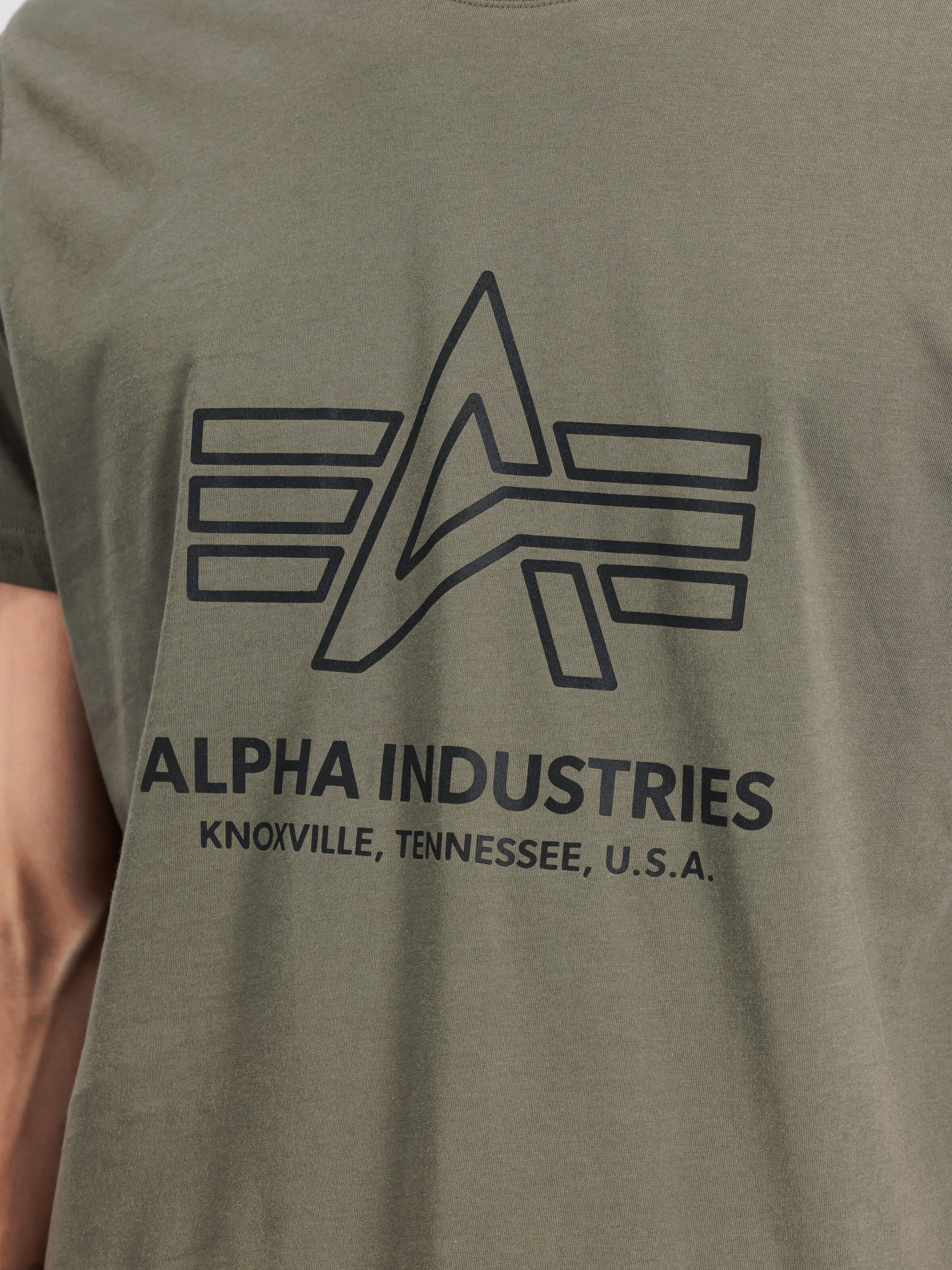 Logo Print T-Shirt dark olive 266553_142_3_detail_00001_211408