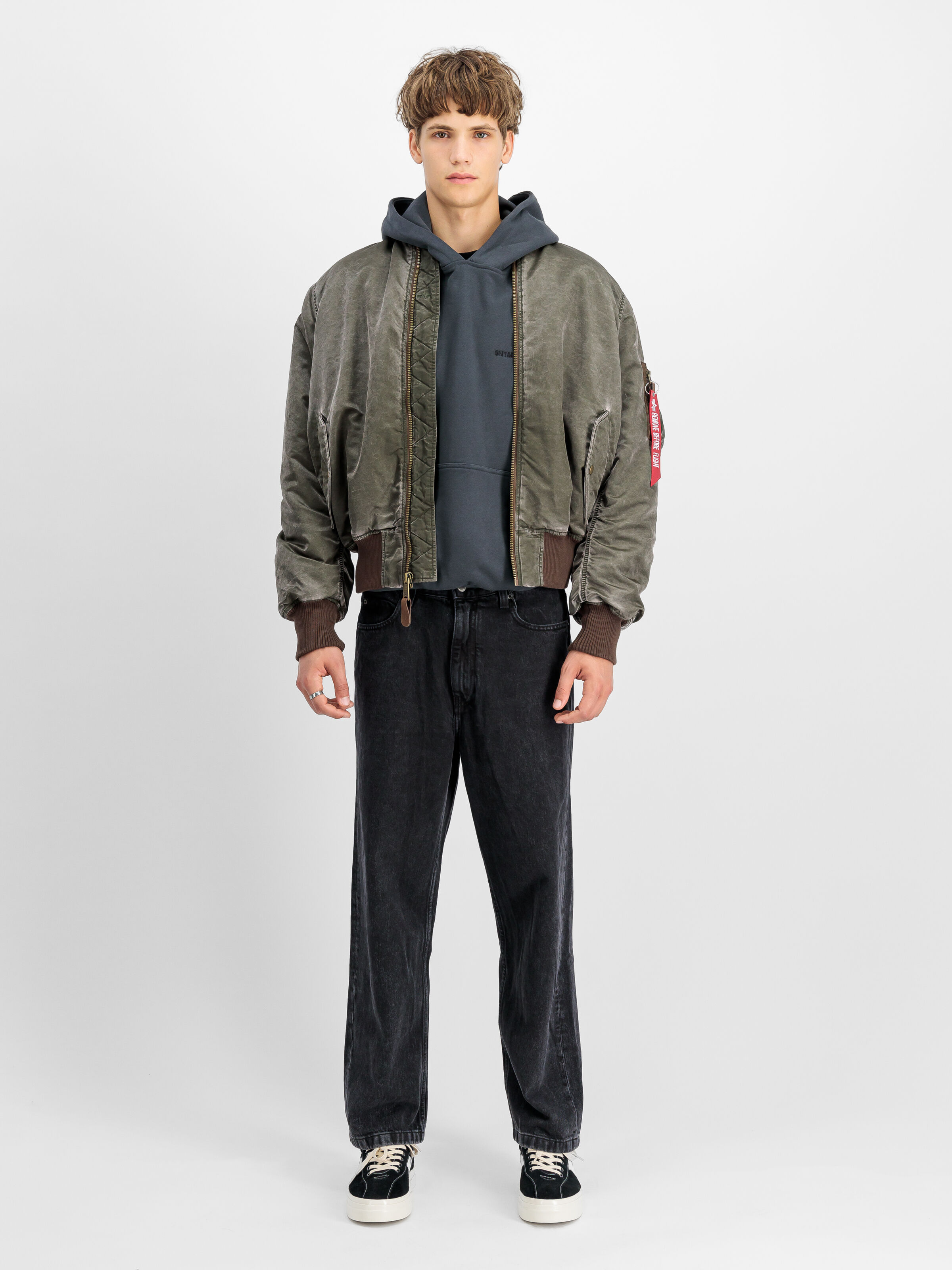MA-1 Vintage Bomber Jacket mud olive 148127_443_2_model_00001_106662