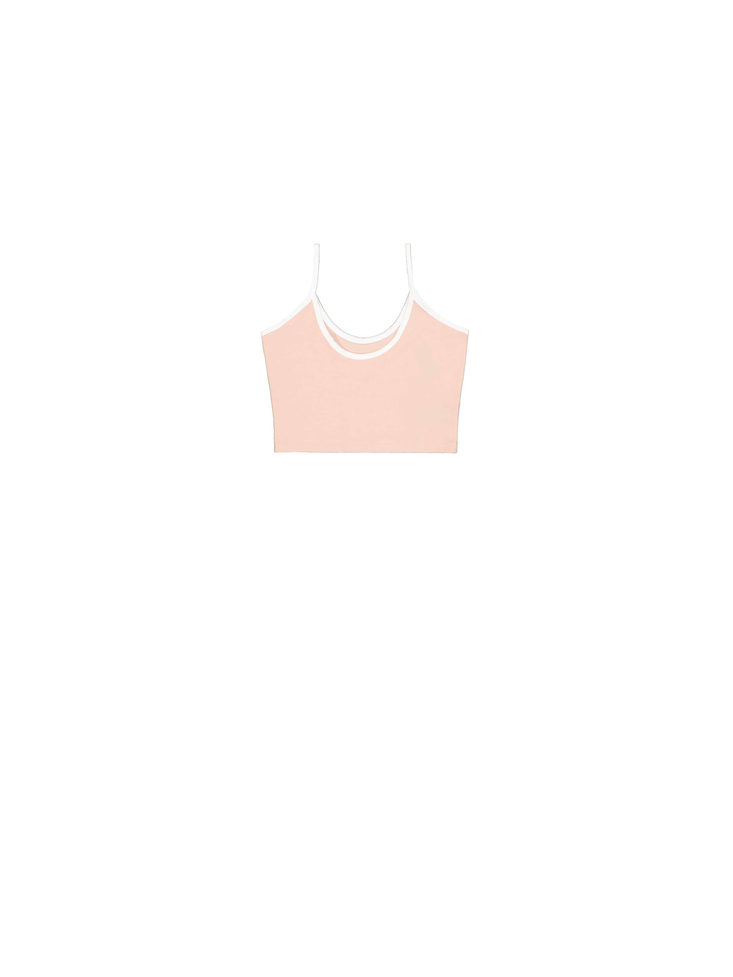 Basic Mid Logo Cropped Tank Top Women pale peach 106080_640_1_flatlay_00002_221970