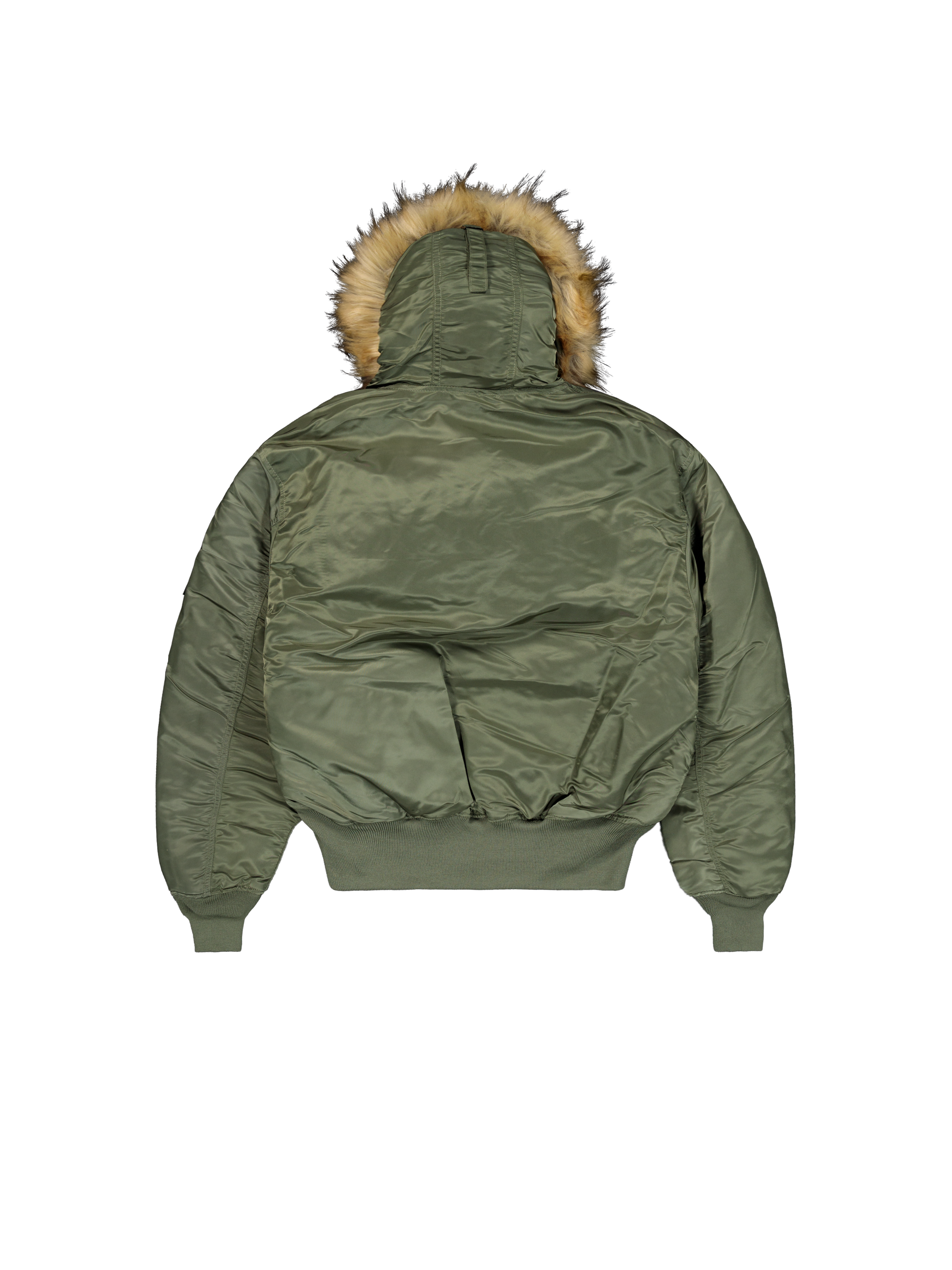45/P Hooded Bomber Jacket sage-green 144103_01_1_flatlay_00002_133235