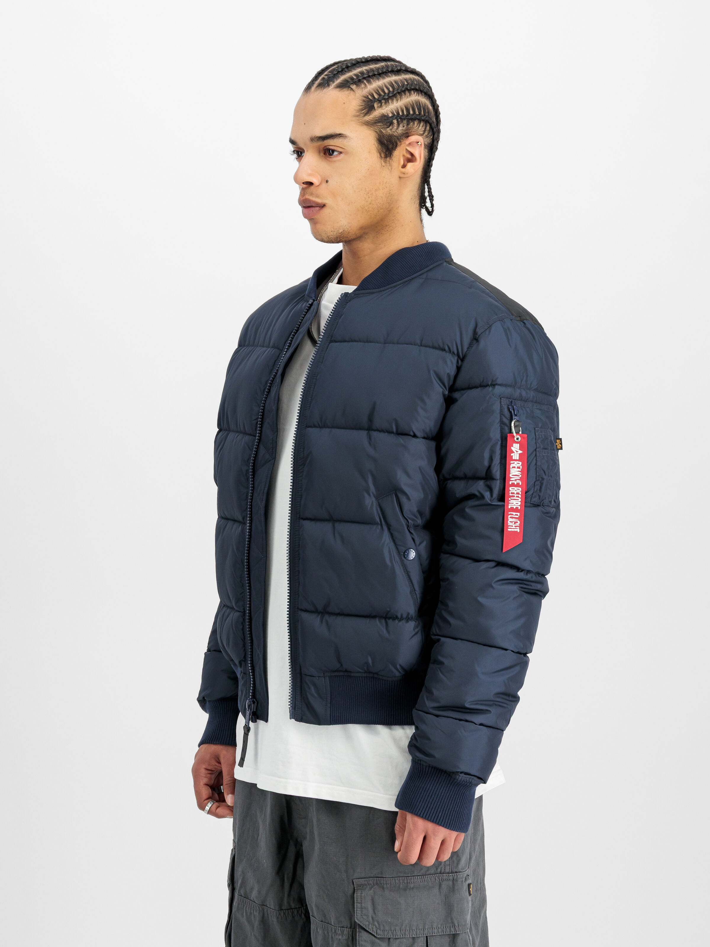 MA-1 Logo Puffer Winter Jacket ultra navy 258125_697_2_model_00002_163684