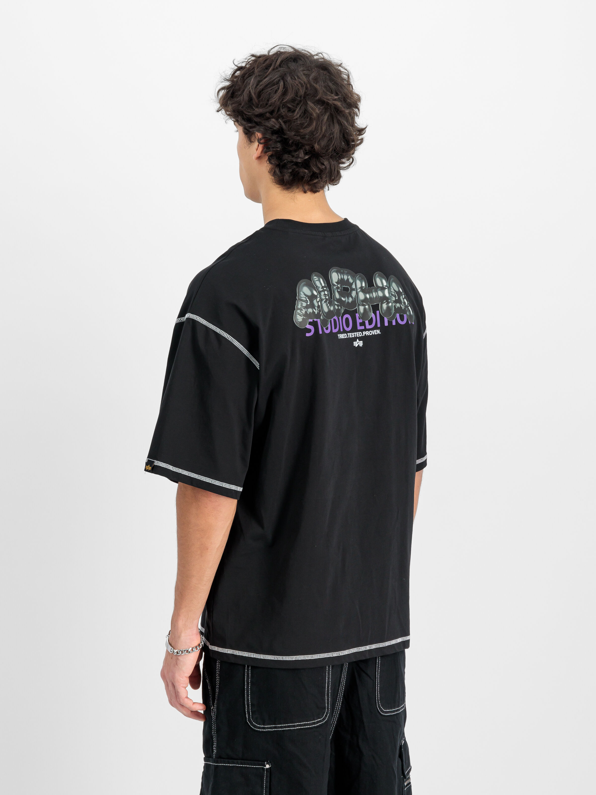 Studio Bubble Backprint T-Shirt black 156555_03_2_model_00004_138891