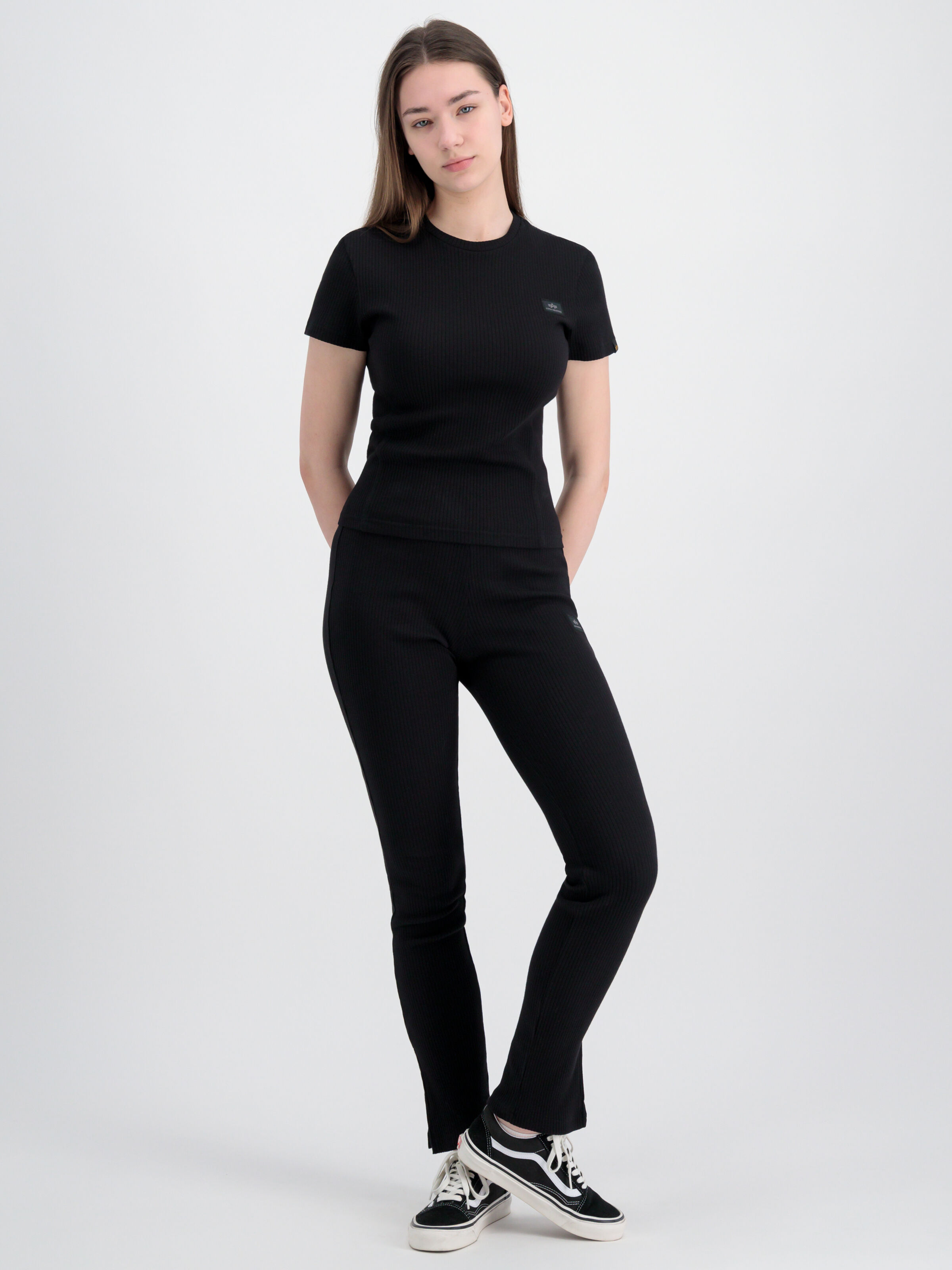 X-Fit Rib Pant Women black 136051_03_alpha_industries_x_fit_rib_pant_wmn_003_183070