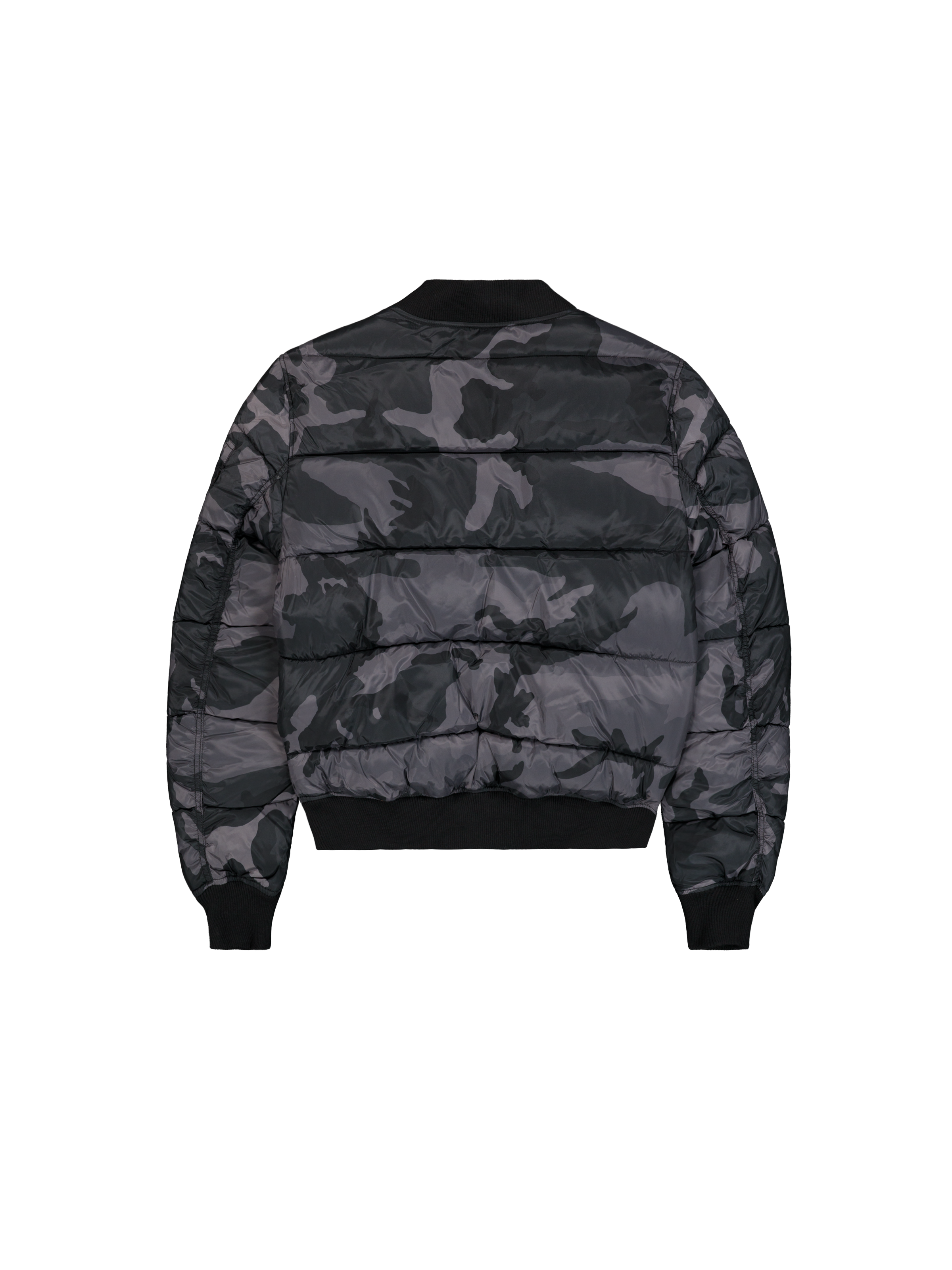 MA-1 Puffer Bomber Camo Bomber Jacket black camo 138116C_125_1_flatlay_00002_181781