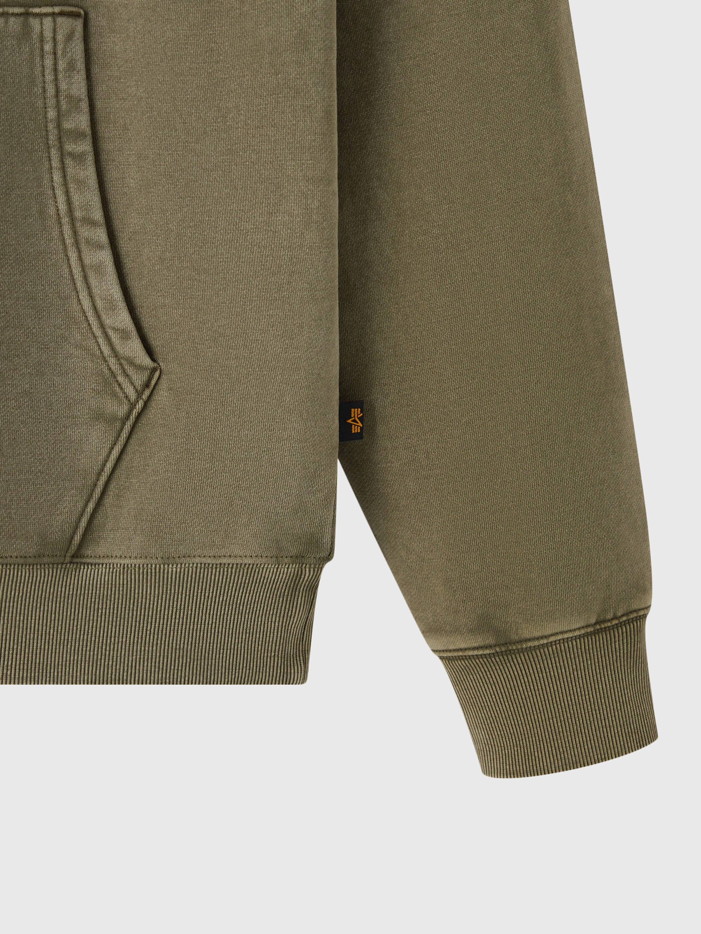 ALPHA x OVO Garment Dye Hoodie olive 258014_11_3_detail_00002_195878