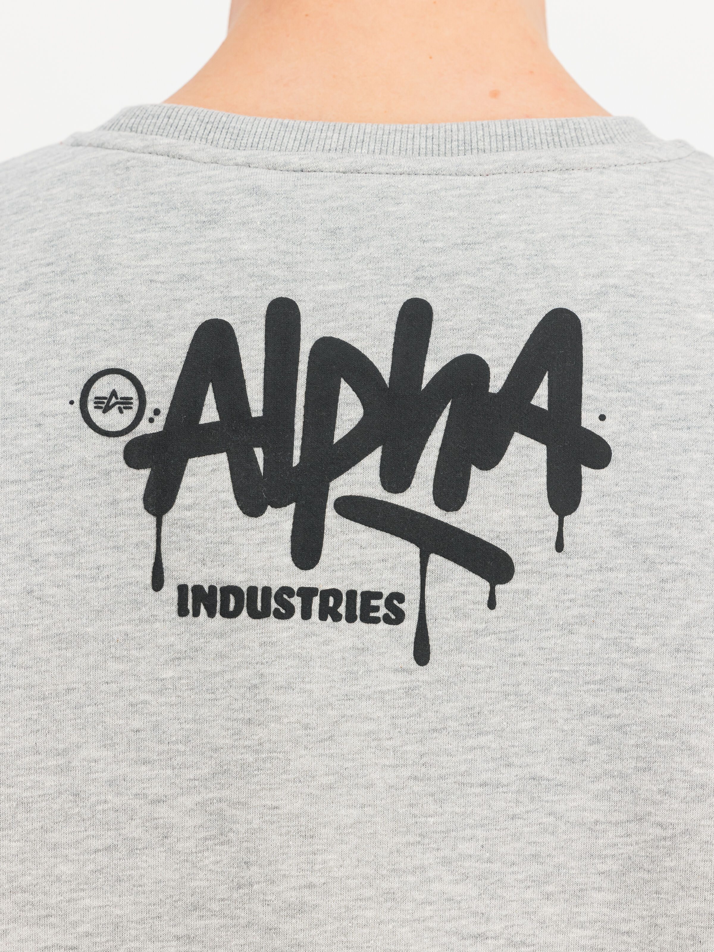 Alpha Signature Sweatshirt grey heather 266308_17_3_detail_00002_220005