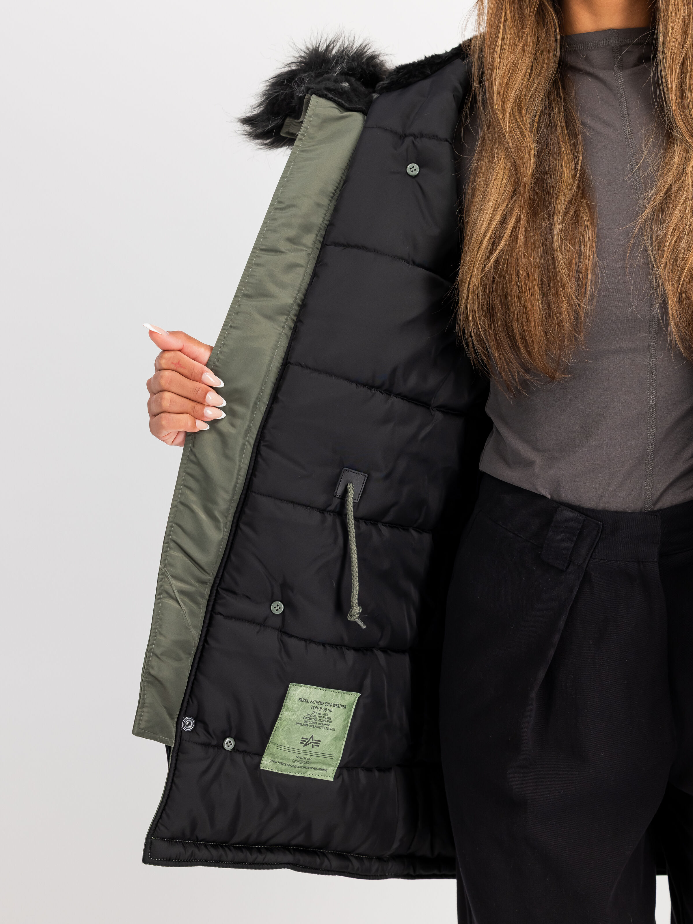 N-3B VF 59 Winter Jacket Women vintage green/black 113007_703_3_detail_00001_192333